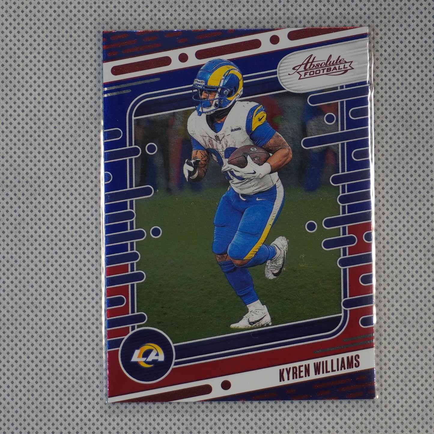 2024 Panini Absolute #62 Kyren Williams Red and Blue Los Angeles Rams