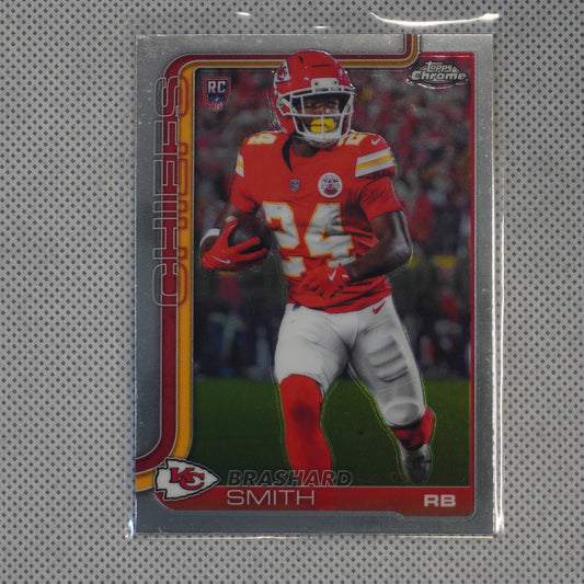 2025 Topps Chrome #311 Brashard Smith Kansas City Chiefs RC
