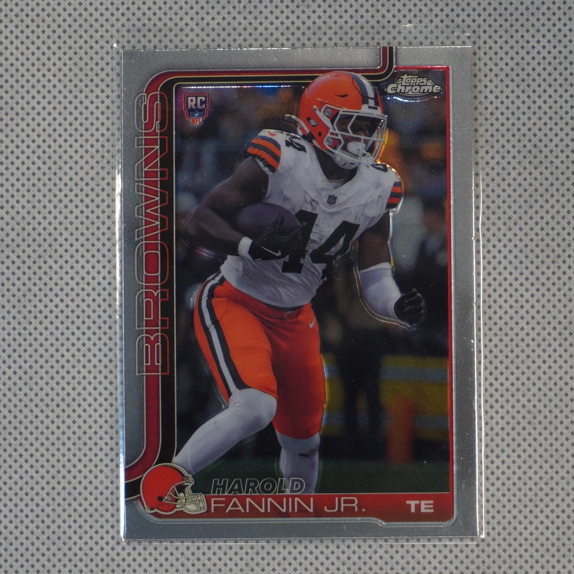 2025 Topps Chrome #339 Harold Fannin Jr. Cleveland Browns RC