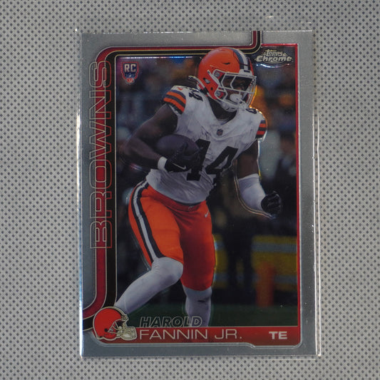 2025 Topps Chrome #339 Harold Fannin Jr. Cleveland Browns RC