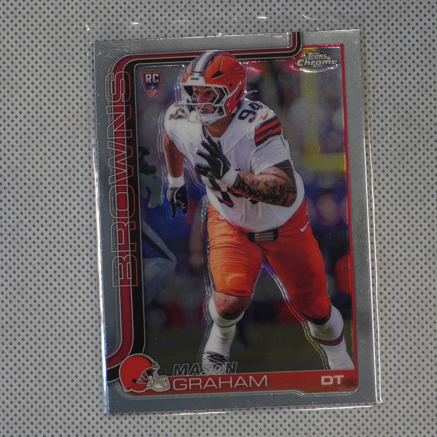 2025 Topps Chrome #302 Mason Graham Cleveland Browns RC