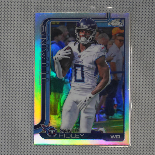 2025 Topps Chrome #291 Calvin Ridley Refractor Tennessee Titans