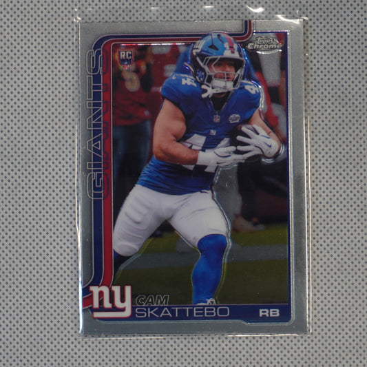 2025 Topps Chrome #331 Cam Skattebo New York Giants RC