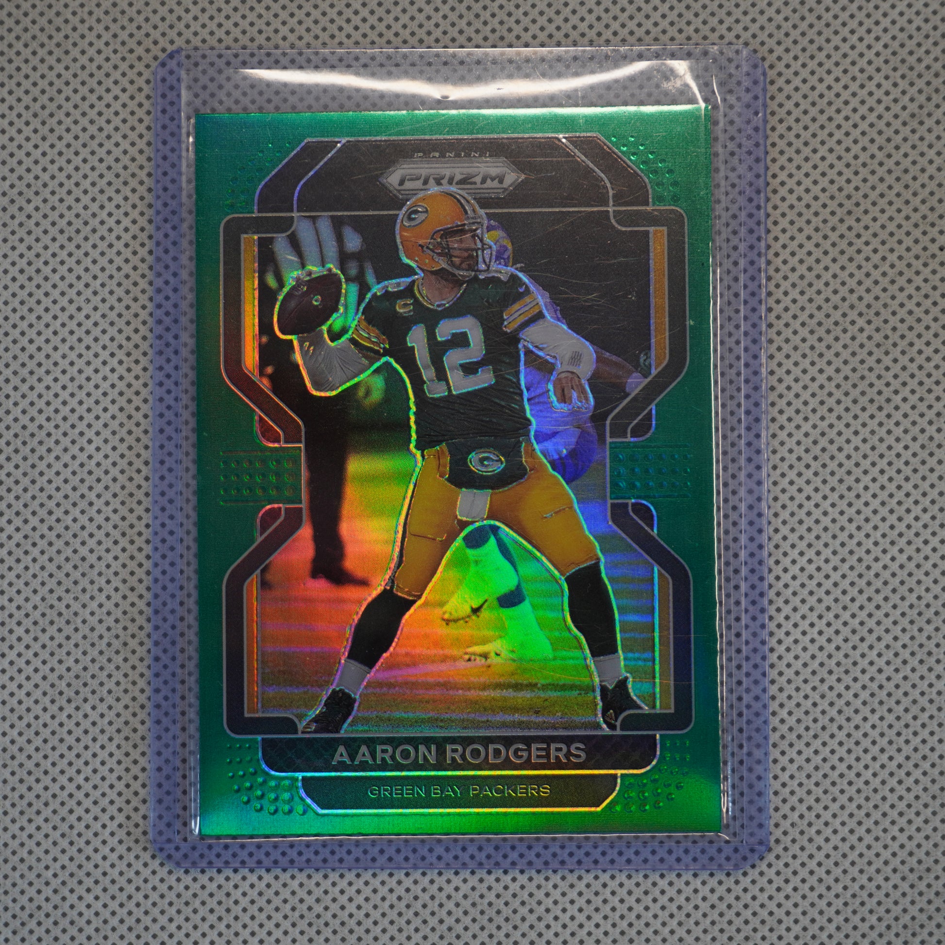 2021 Panini Prizm #138 Aaron Rodgers Green Green Bay Packers