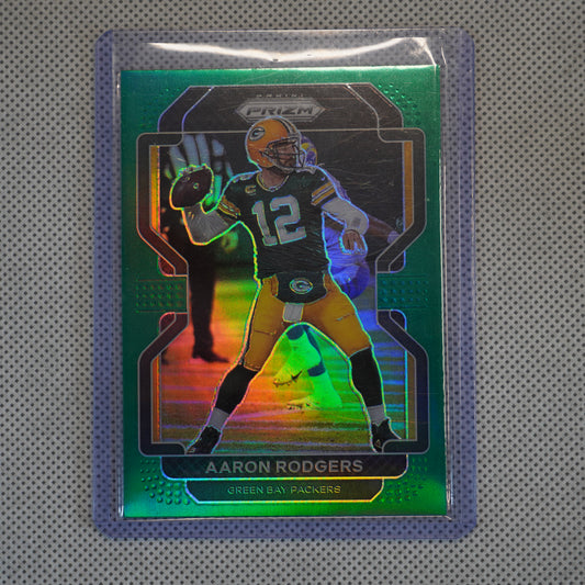 2021 Panini Prizm #138 Aaron Rodgers Green Green Bay Packers