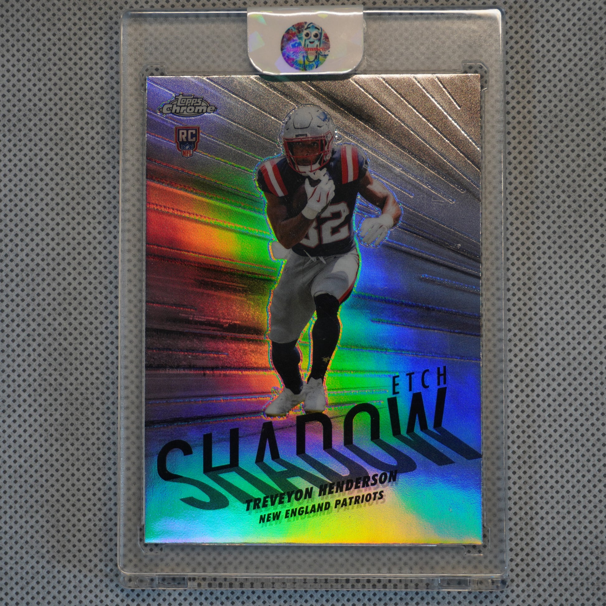 2025 Topps Chrome #SE-19 TreVeyon Henderson Shadow Etch New England Patriots