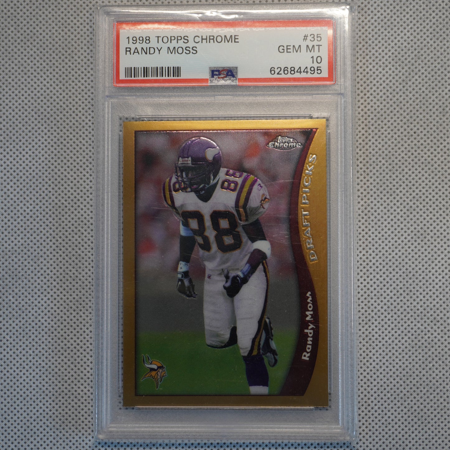 1998 Topps Chrome #35 Randy Moss PSA 10 Minnesota Vikings RC