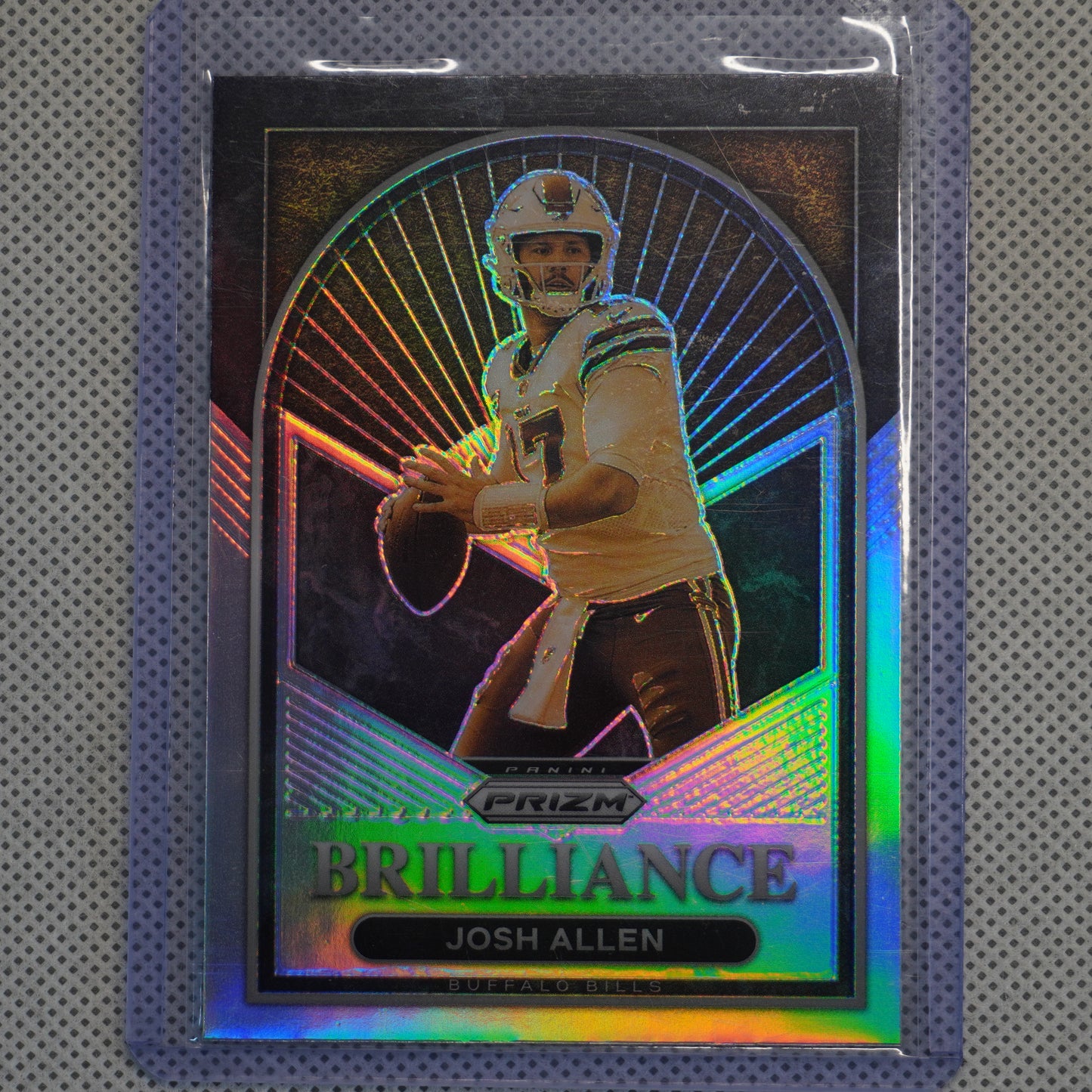 2022 Panini Prizm #B-4 Josh Allen Brilliance Prizm Silver Buffalo Bills