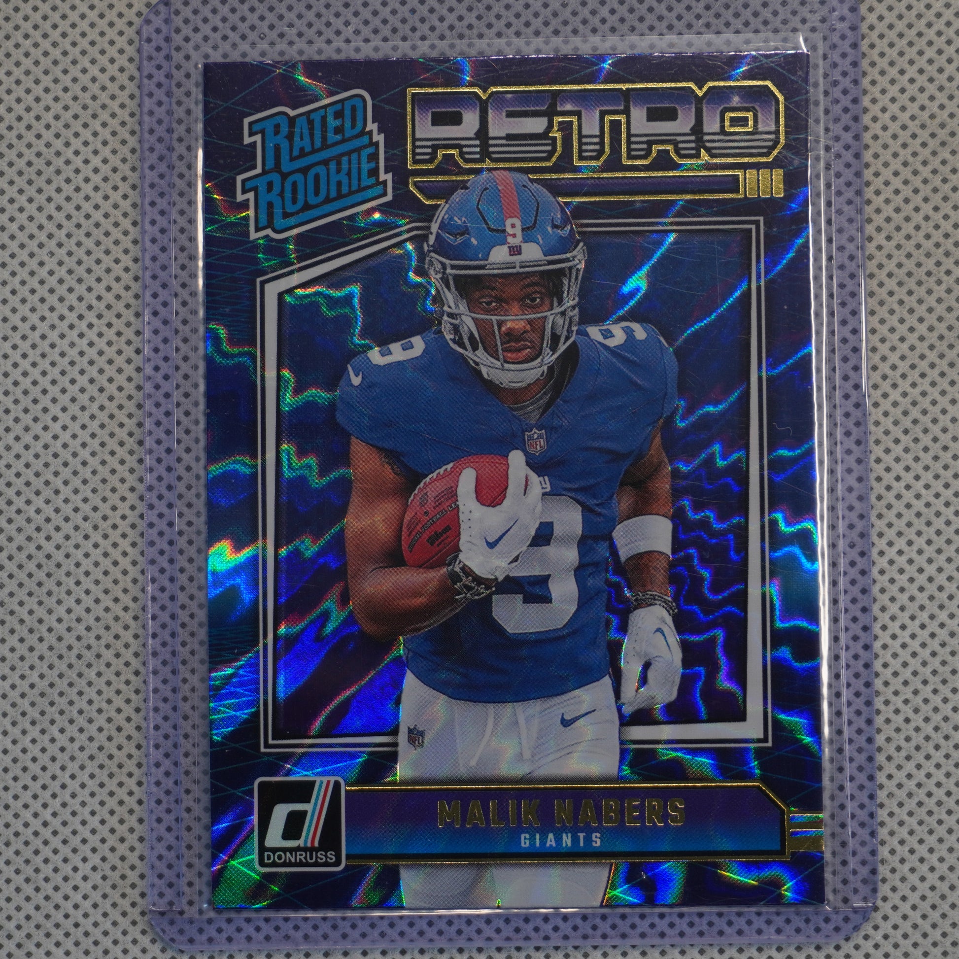 2024 Donruss #6 Malik Nabers Rated Rookies Retro New York Giants