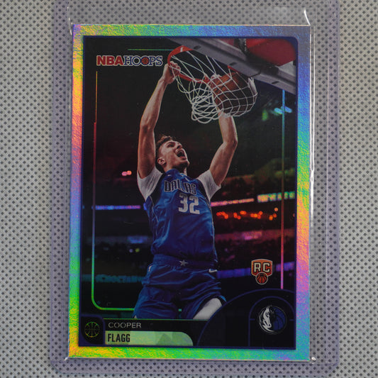 2025-26 Hoops #35 Cooper Flagg Rainbow Dallas Mavericks RC