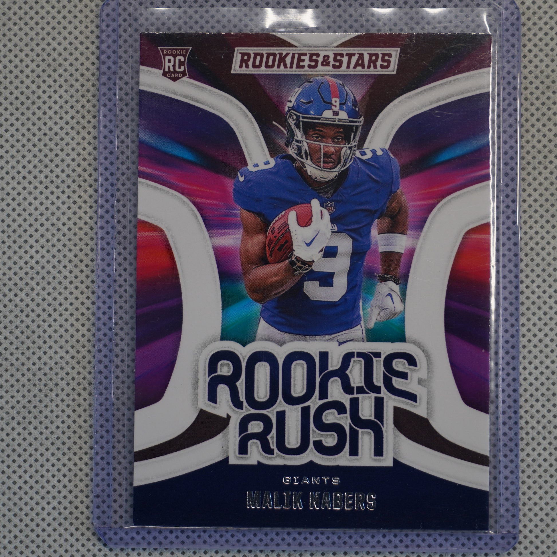 2024 Panini Rookies & Stars #RR-MNS Malik Nabers Rookie Rush New York Giants
