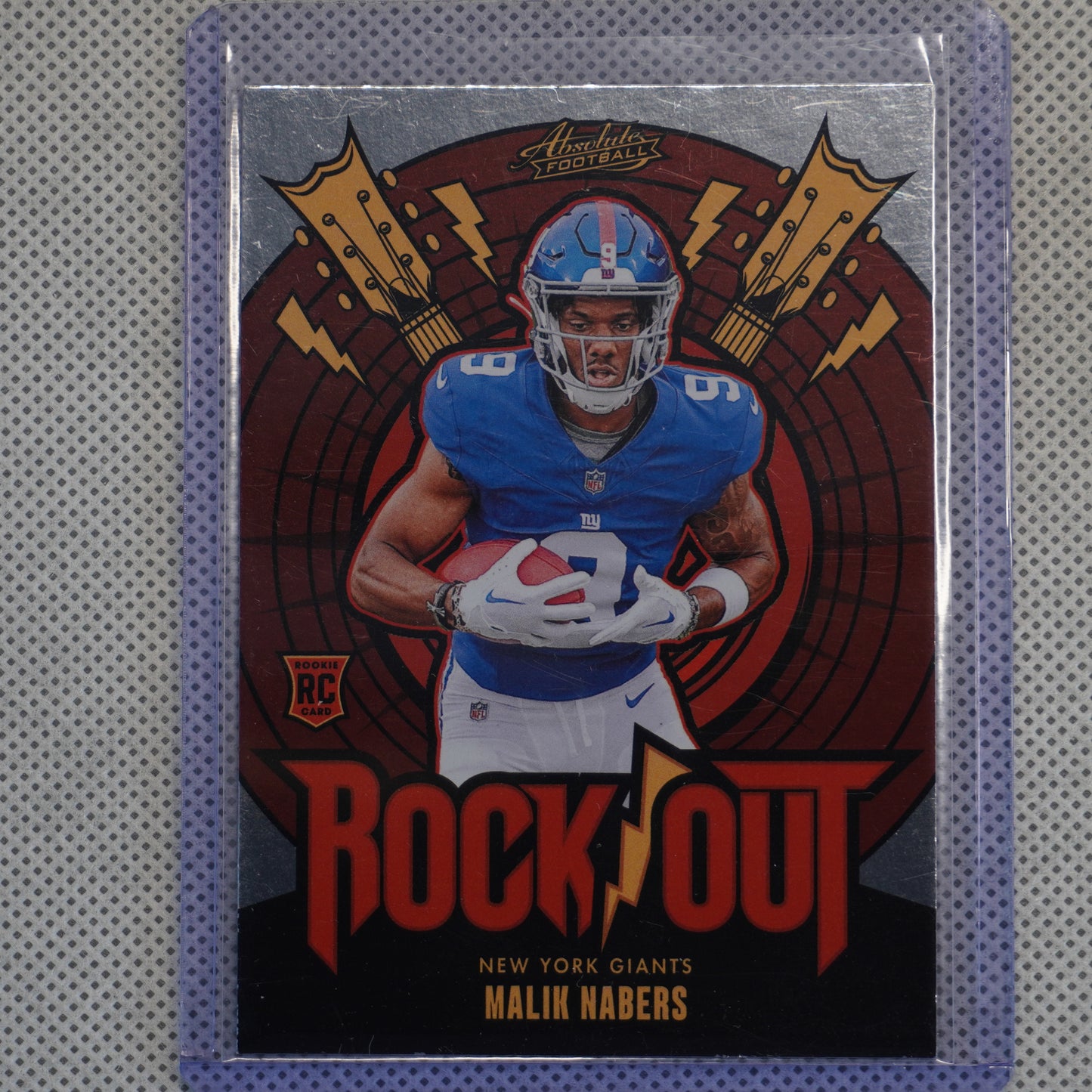 2024 Panini Absolute #RO-MNS Malik Nabers Rock Out New York Giants