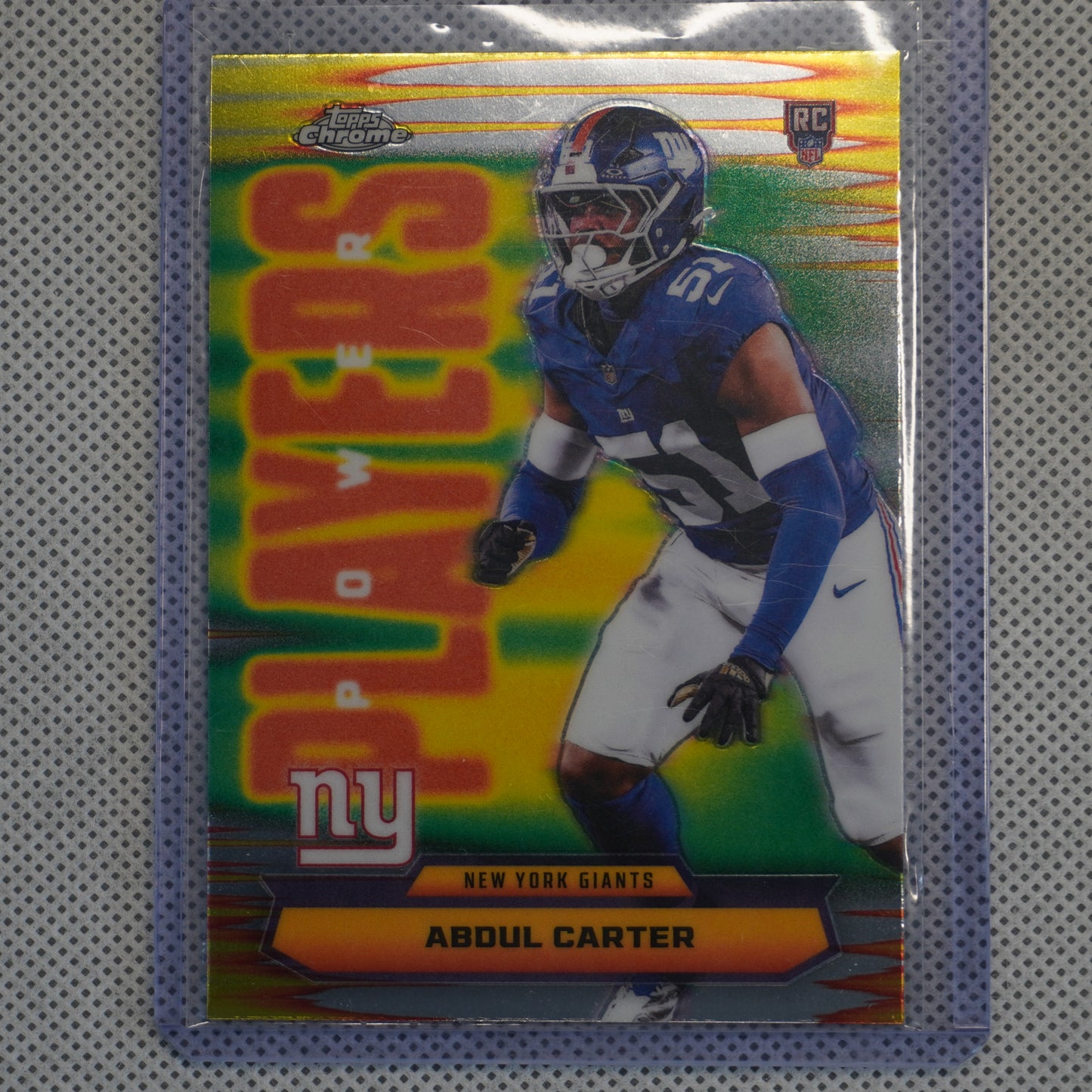 2025 Topps Chrome #PP-40 Abdul Carter Power Players New York Giants