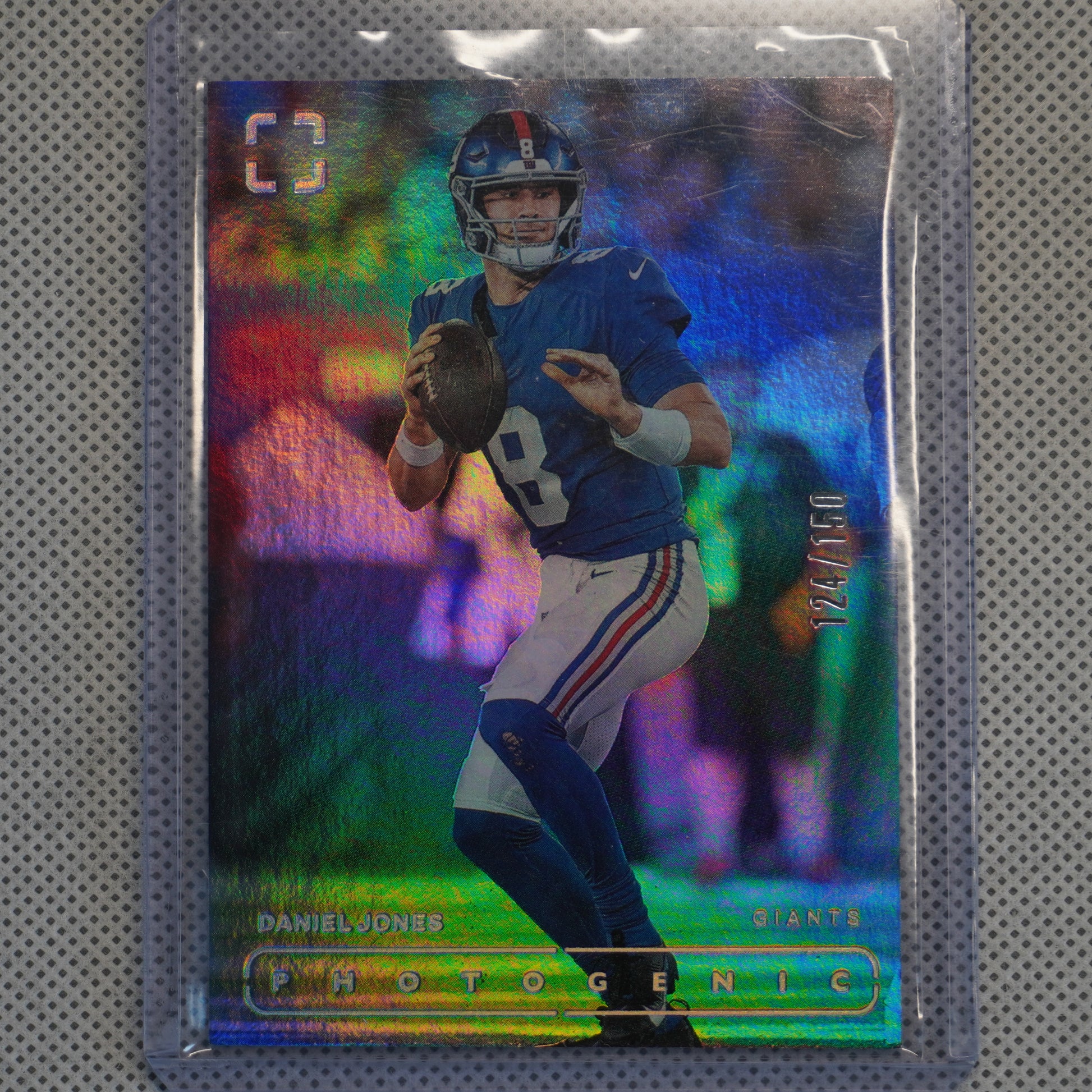 2024 Panini Photogenic #120 Daniel Jones Silver #/150 New York Giants SN