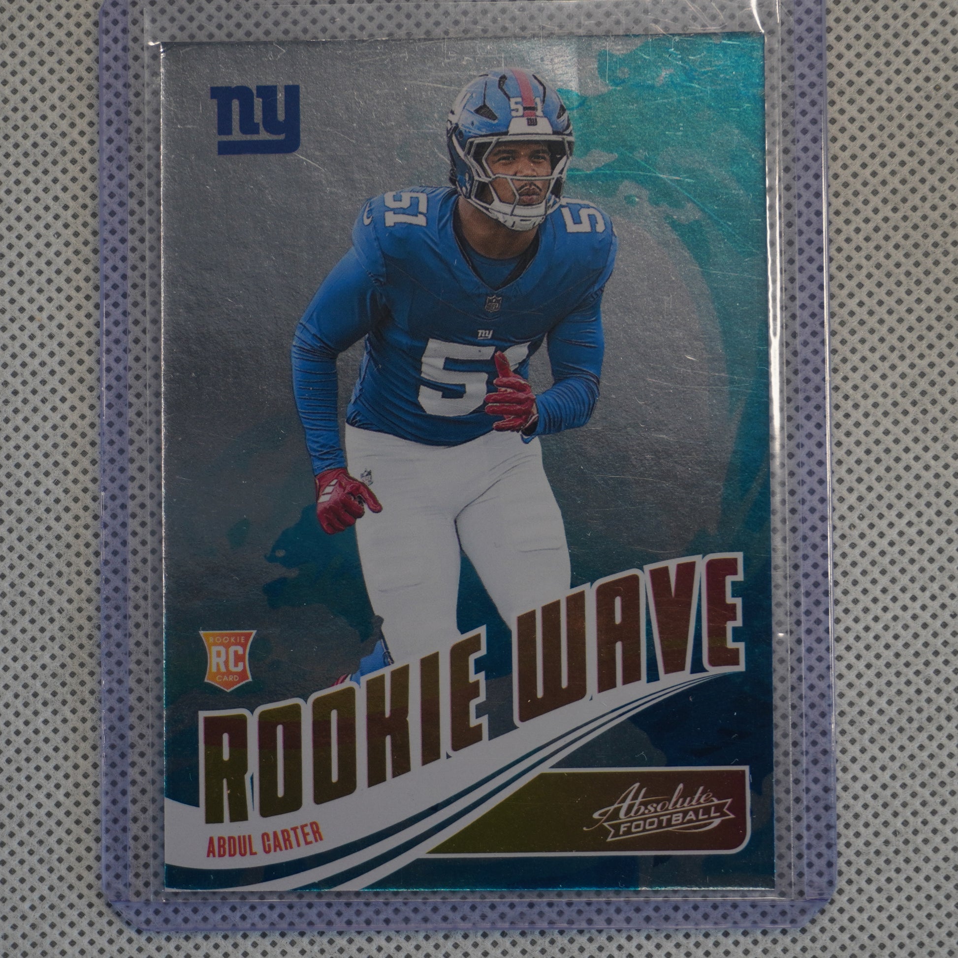 2025 Panini Absolute #RW-ACR Abdul Carter Rookie Wave New York Giants