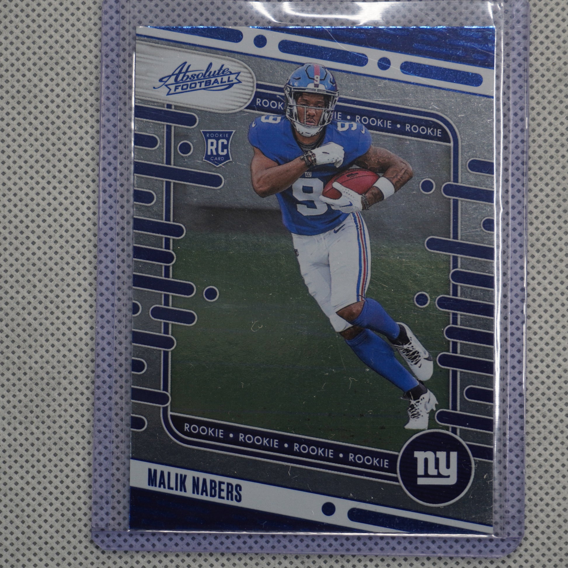 2024 Panini Absolute #106 Malik Nabers Blue New York Giants