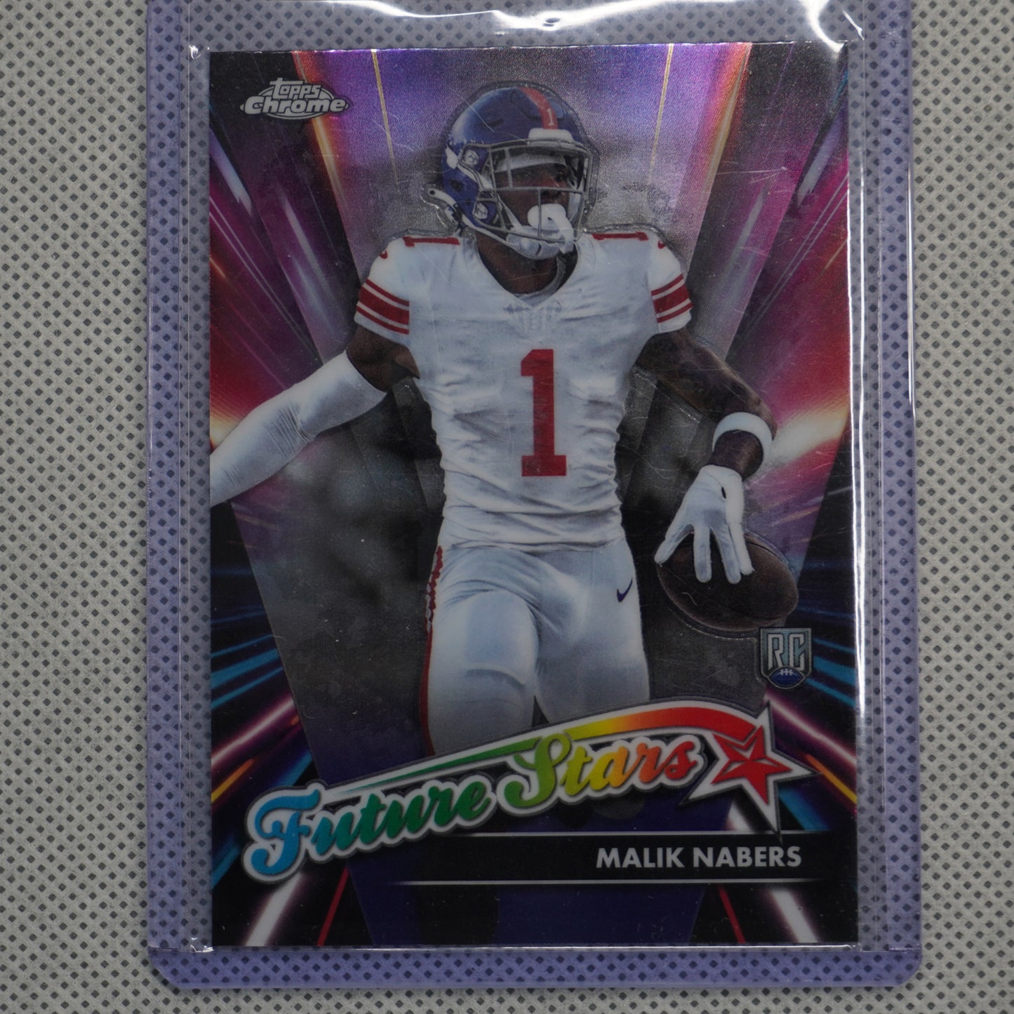 2024 Topps Chrome #FS-9 Malik Nabers Future Stars New York Giants
