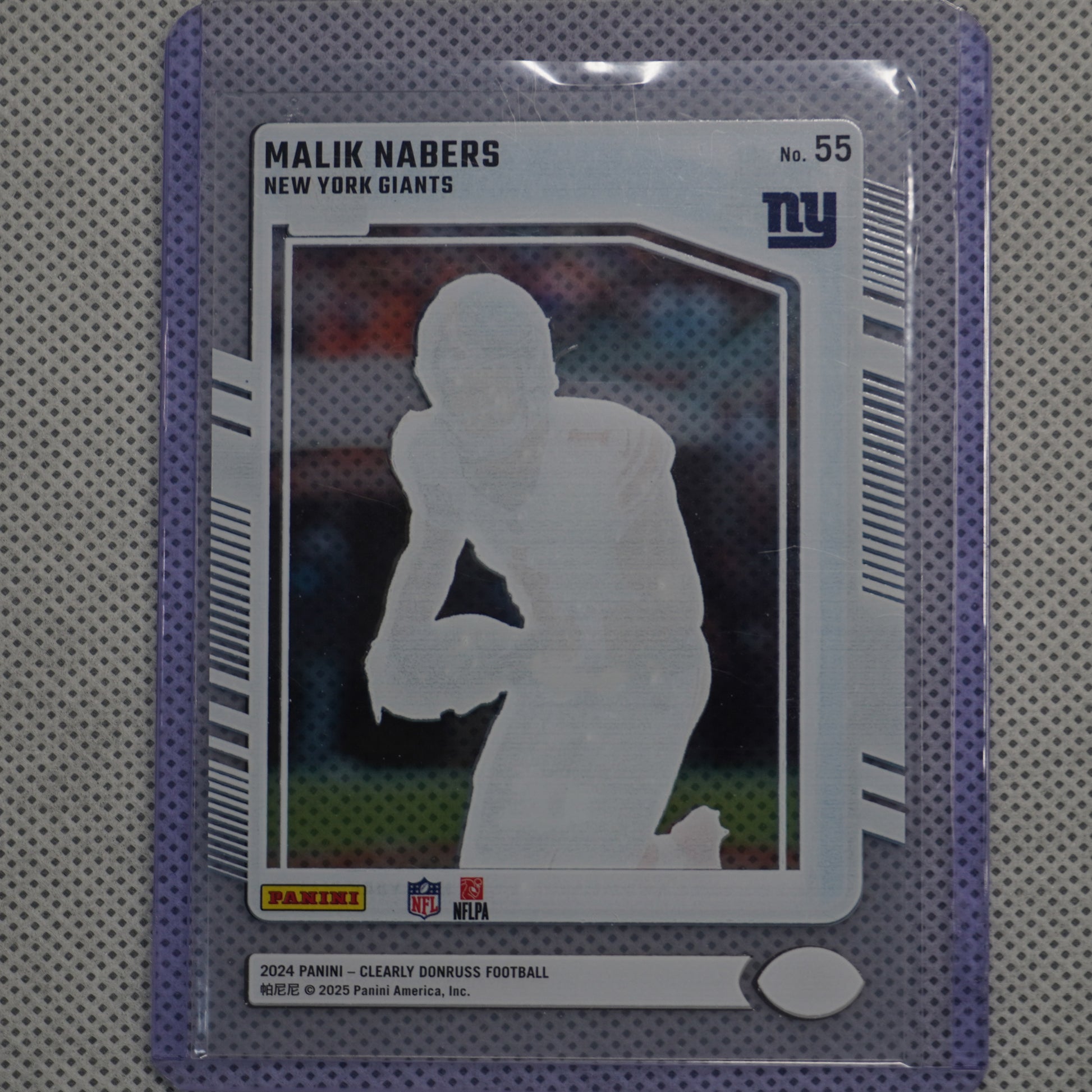 2024 Clearly Donruss #55 Malik Nabers New York Giants RC