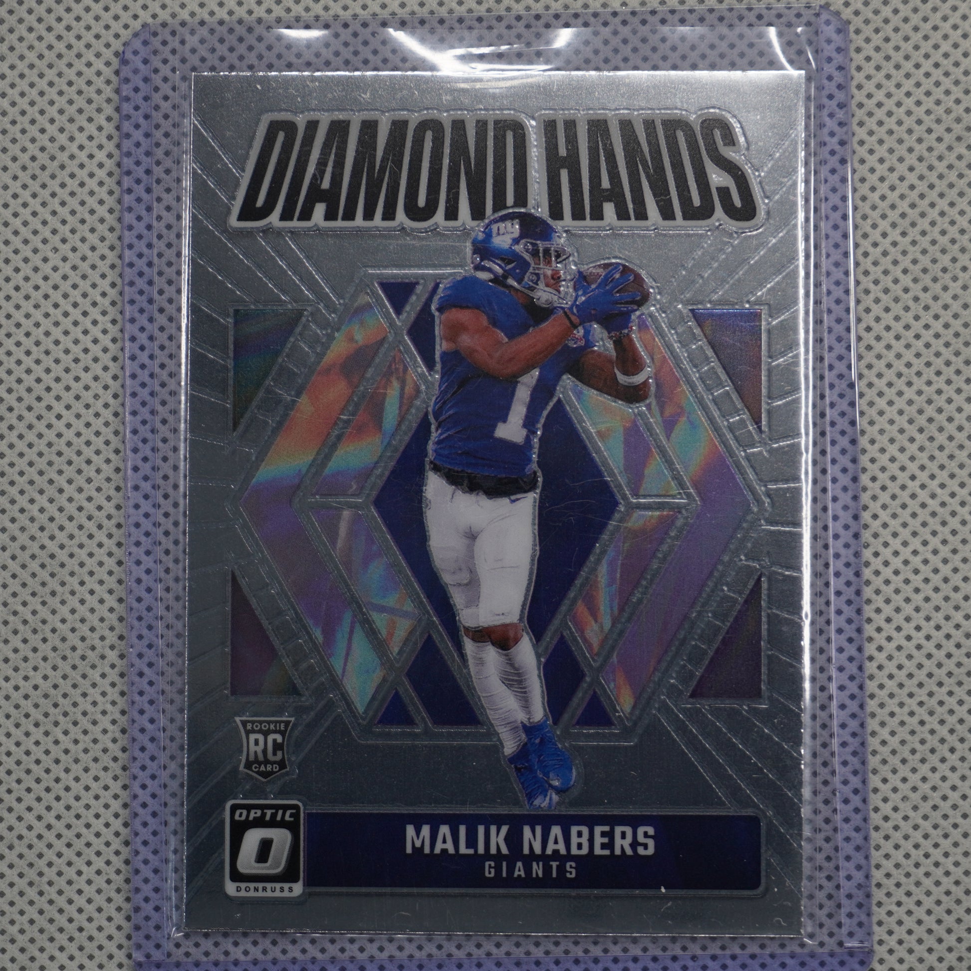 2024 Donruss Optic #4 Malik Nabers Diamond Hands New York Giants