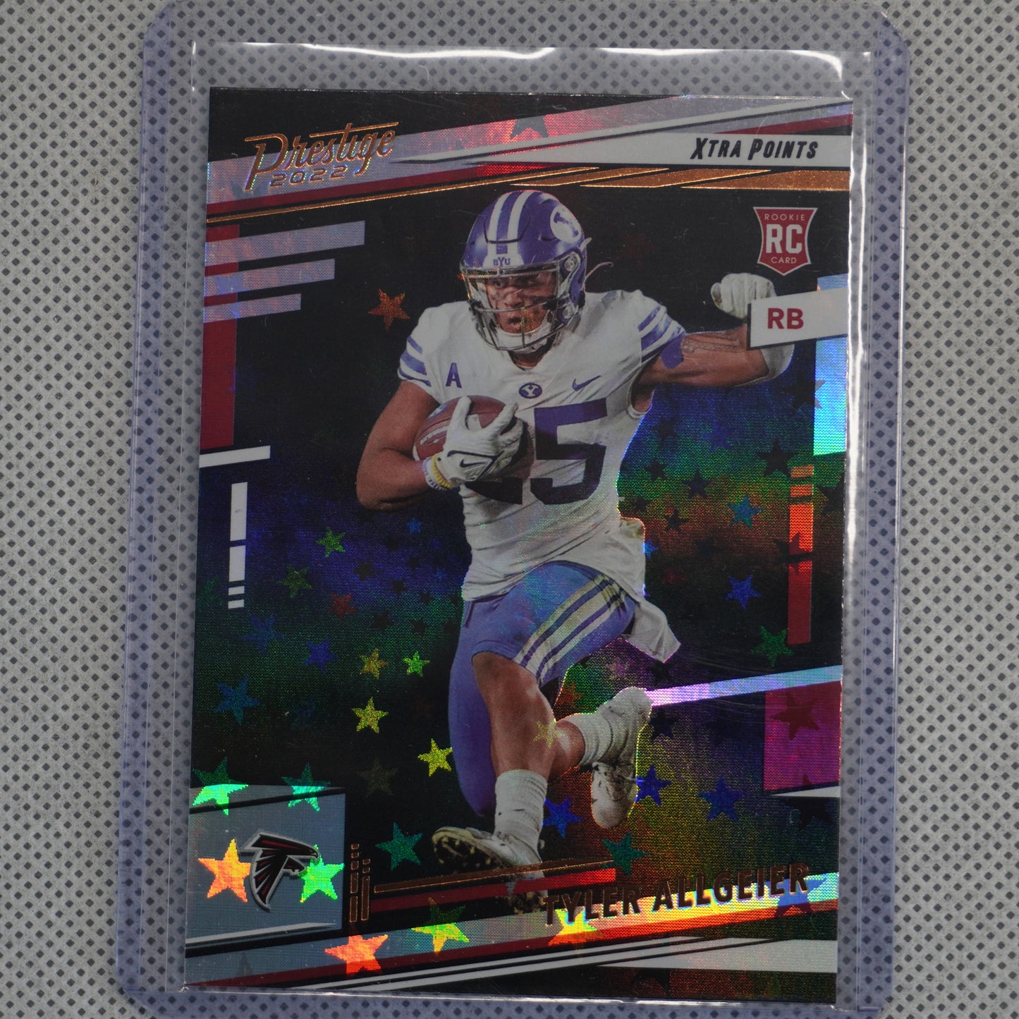 2022 Panini Prestige - Xtra Points Astral #357 Tyler Allgeier Atlanta Falcons RC