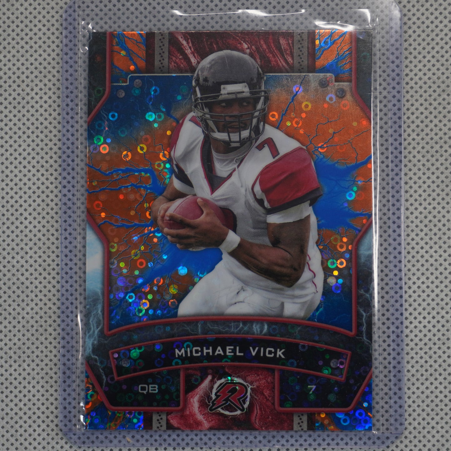 2024 Topps Resurgence #3 Michael Vick Blue & Orange Spark Atlanta Falcons