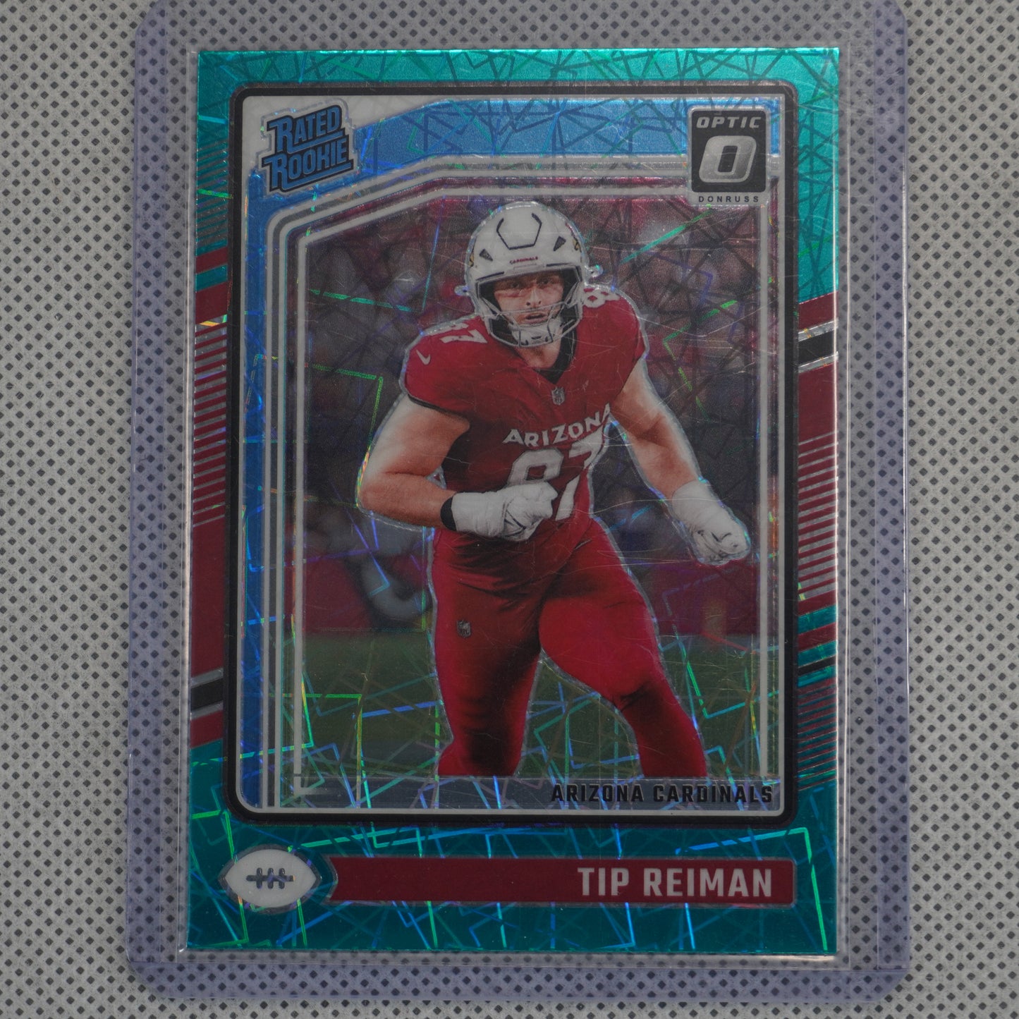 2024 Donruss Optic #292 Tip Reiman Teal Velocity Arizona Cardinals