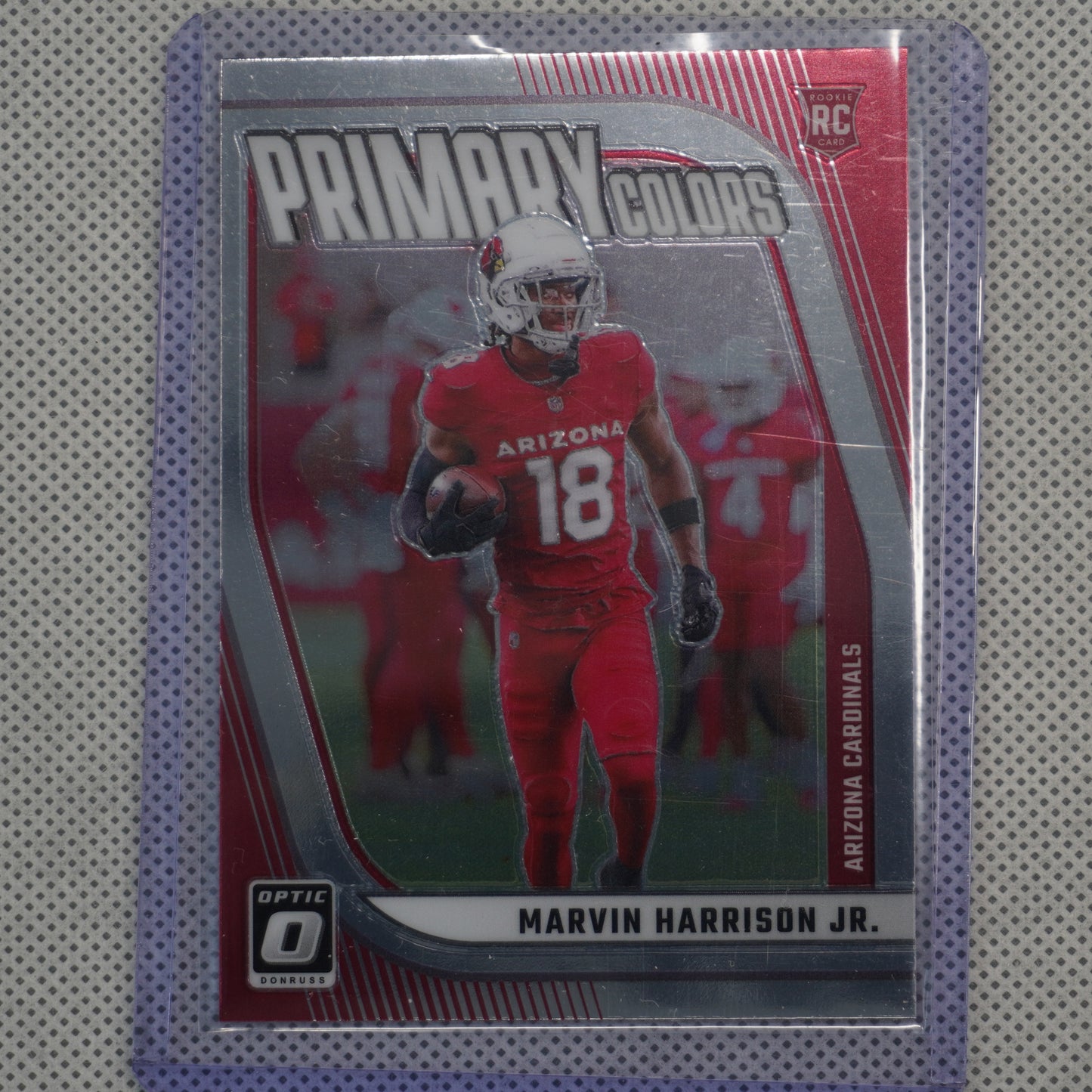2024 Donruss Optic #5 Marvin Harrison Jr. Rookie Primary Colors Arizona Cardinals