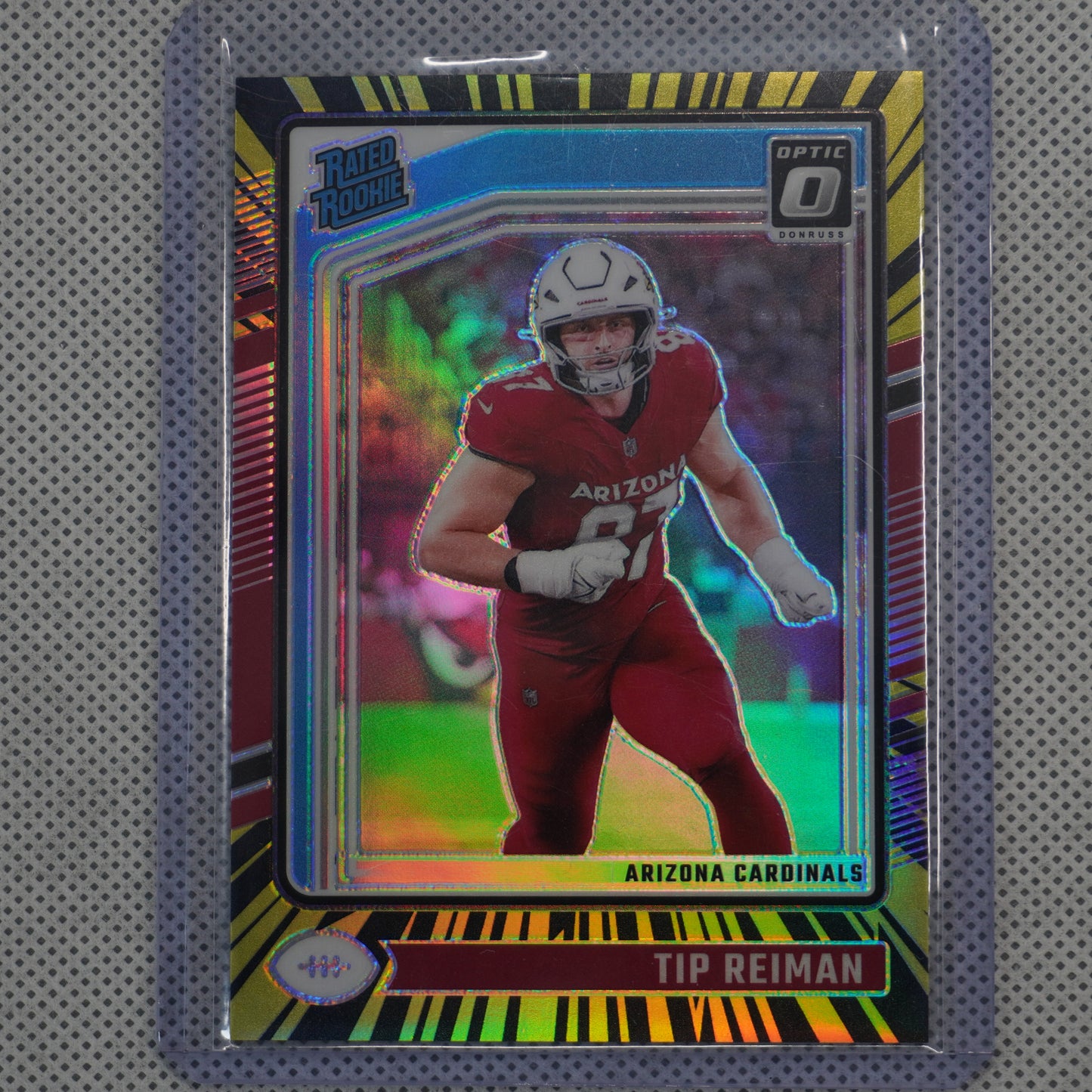 2024 Donruss Optic #292 Tip Reiman Electricity #/75 Arizona Cardinals SN