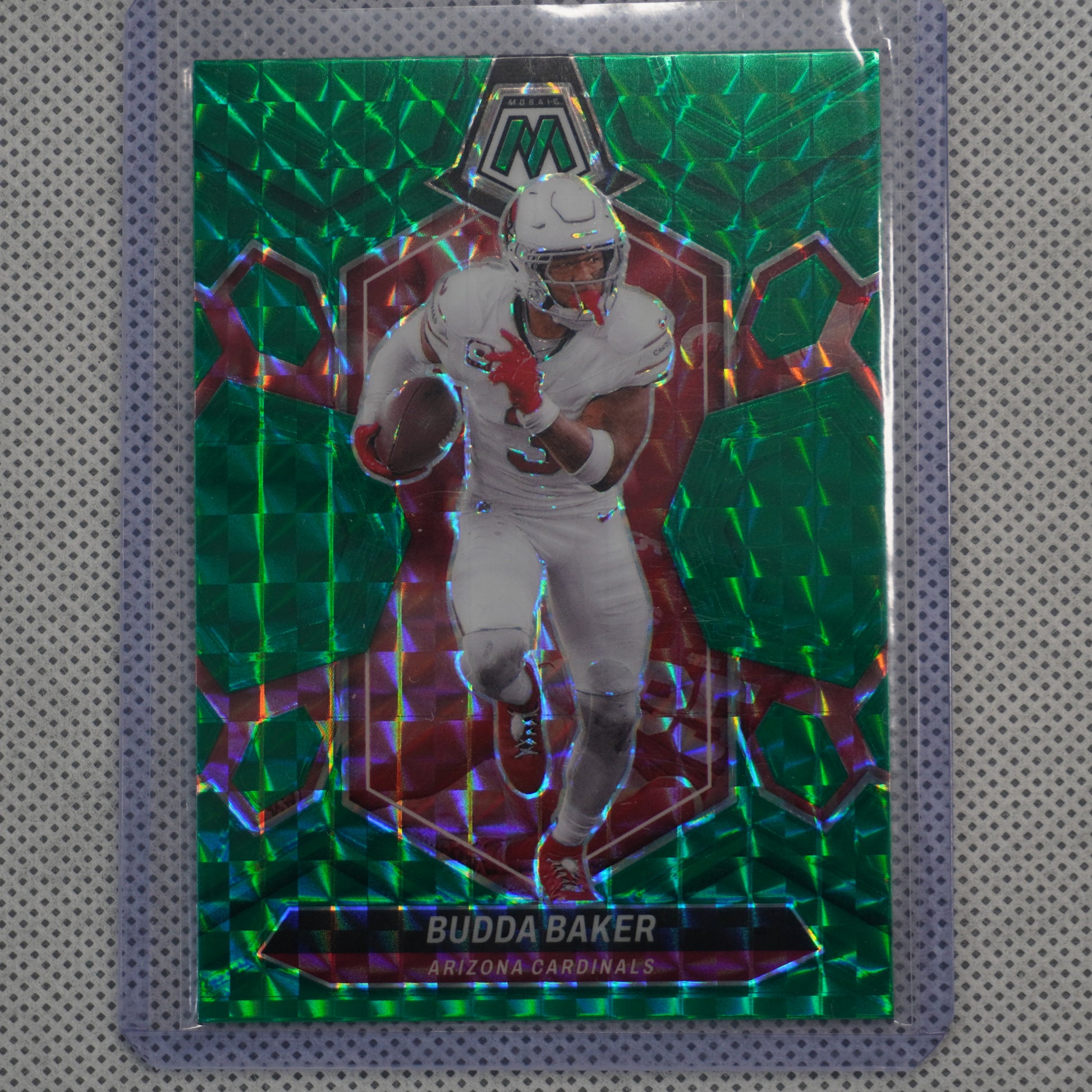 2024 Panini Mosaic #7 Budda Baker Mosaic Green Arizona Cardinals