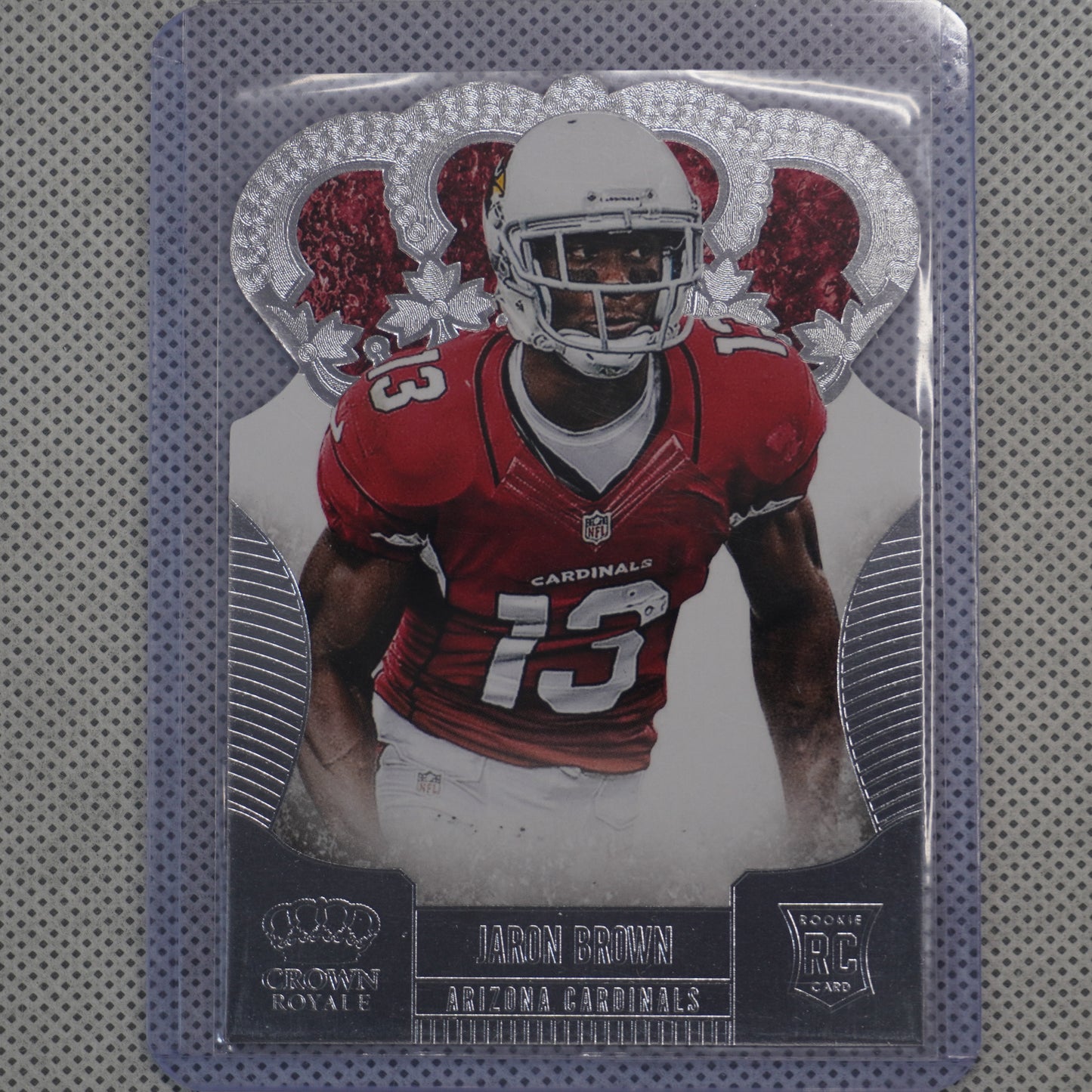 2013 Panini Crown Royale #144 Jaron Brown Arizona Cardinals RC