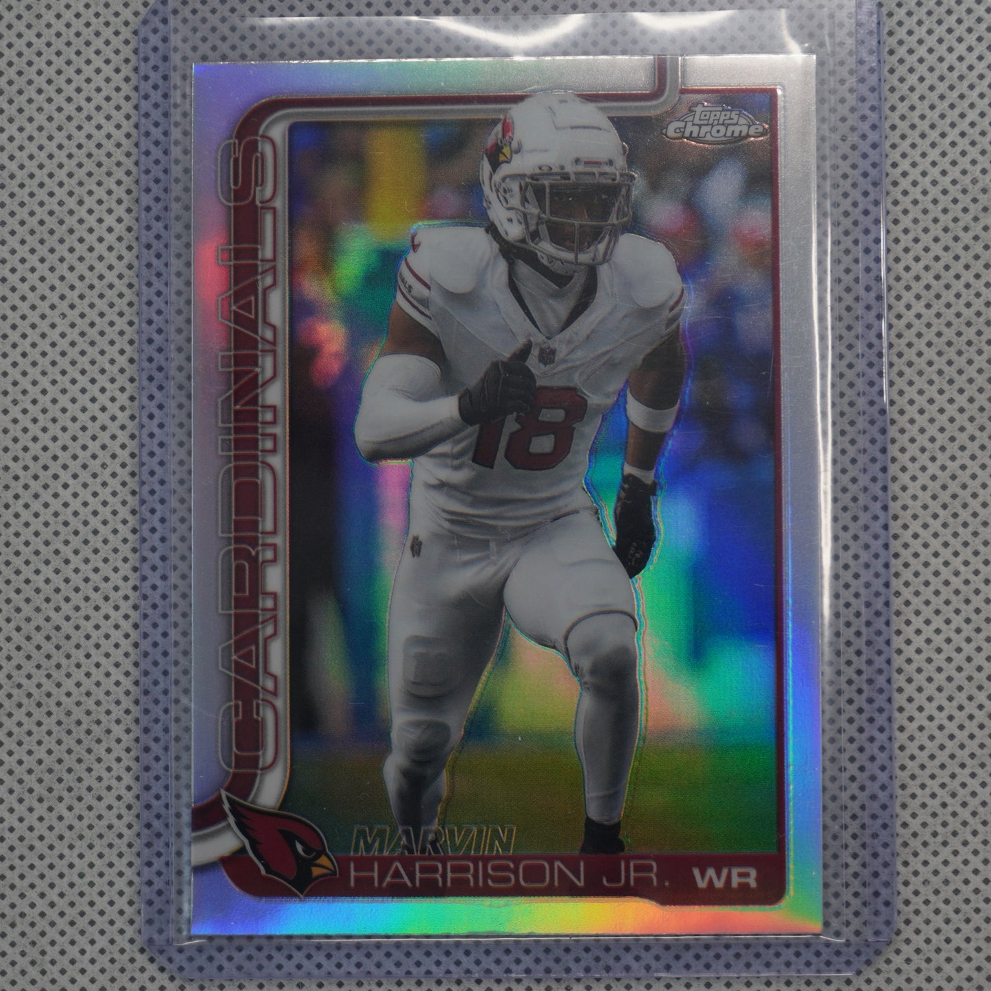 2025 Topps Chrome #1 Marvin Harrison Jr. Refractor Arizona Cardinals