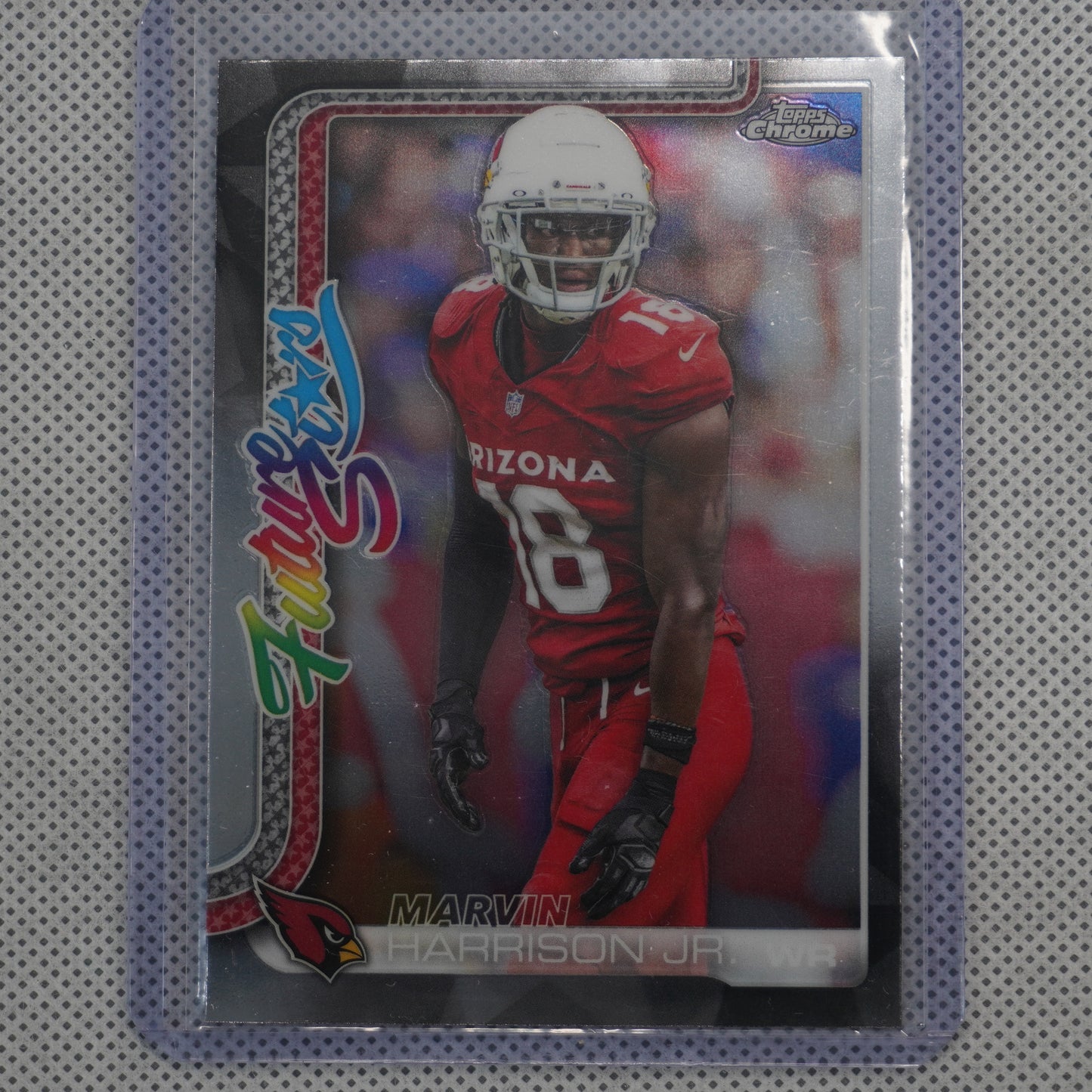 2025 Topps Chrome #FS-6 Marvin Harrison Jr. Future Stars Arizona Cardinals