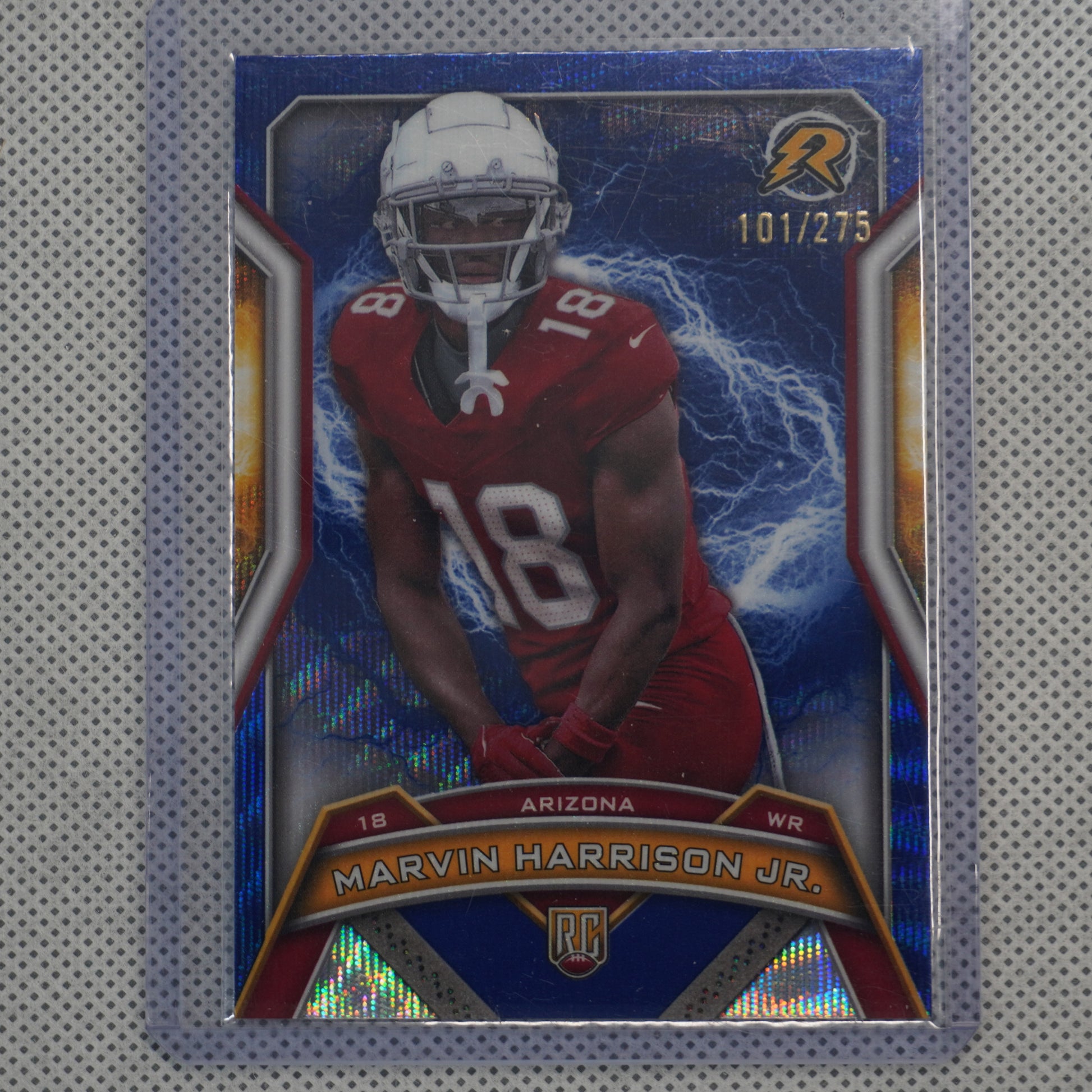 2024 Topps Resurgence #102 Marvin Harrison Jr. Navy Surge #/275 Arizona Cardinals SN,RC