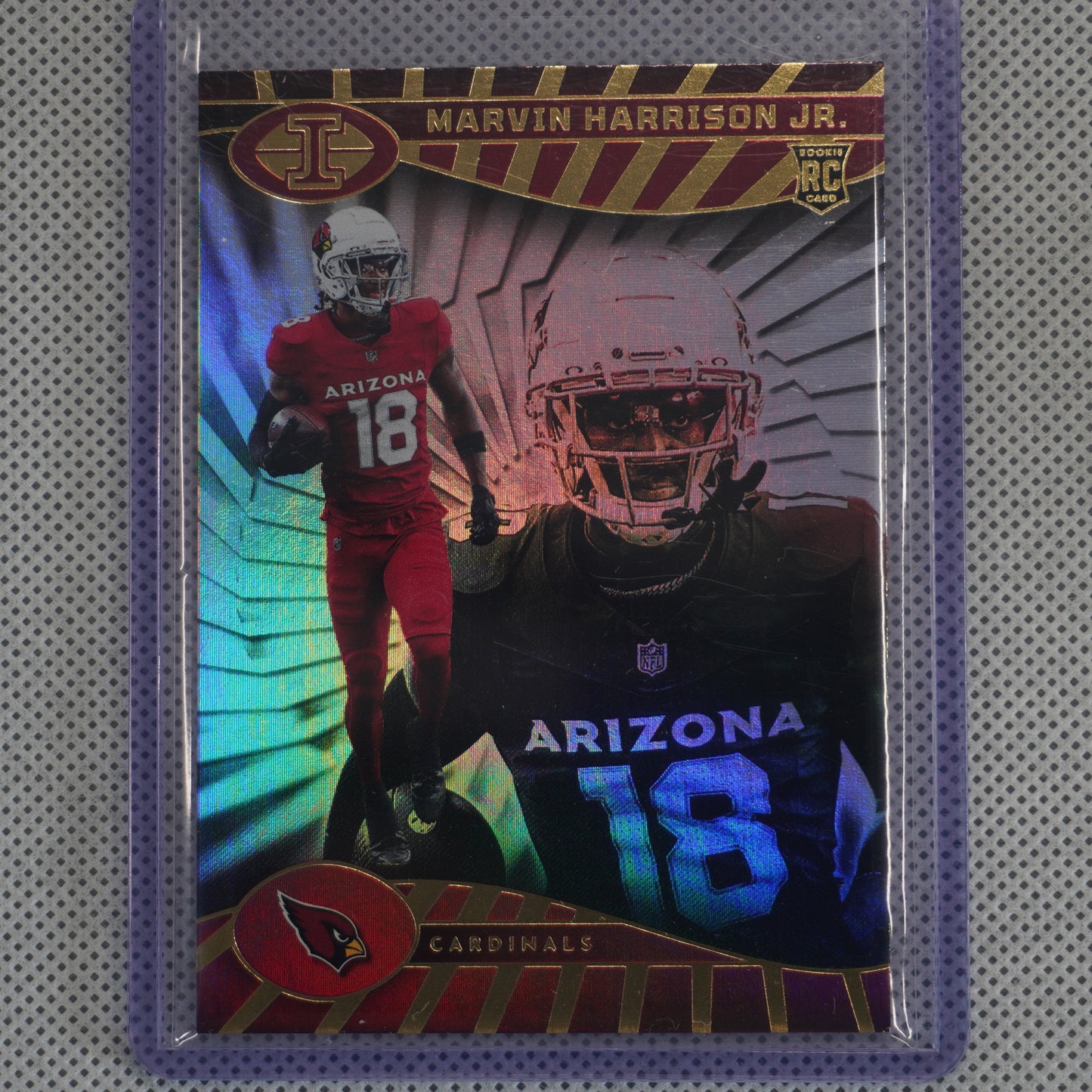 2024 Panini Illusions #3 Marvin Harrison Jr. 55pt Hobby Arizona Cardinals RC