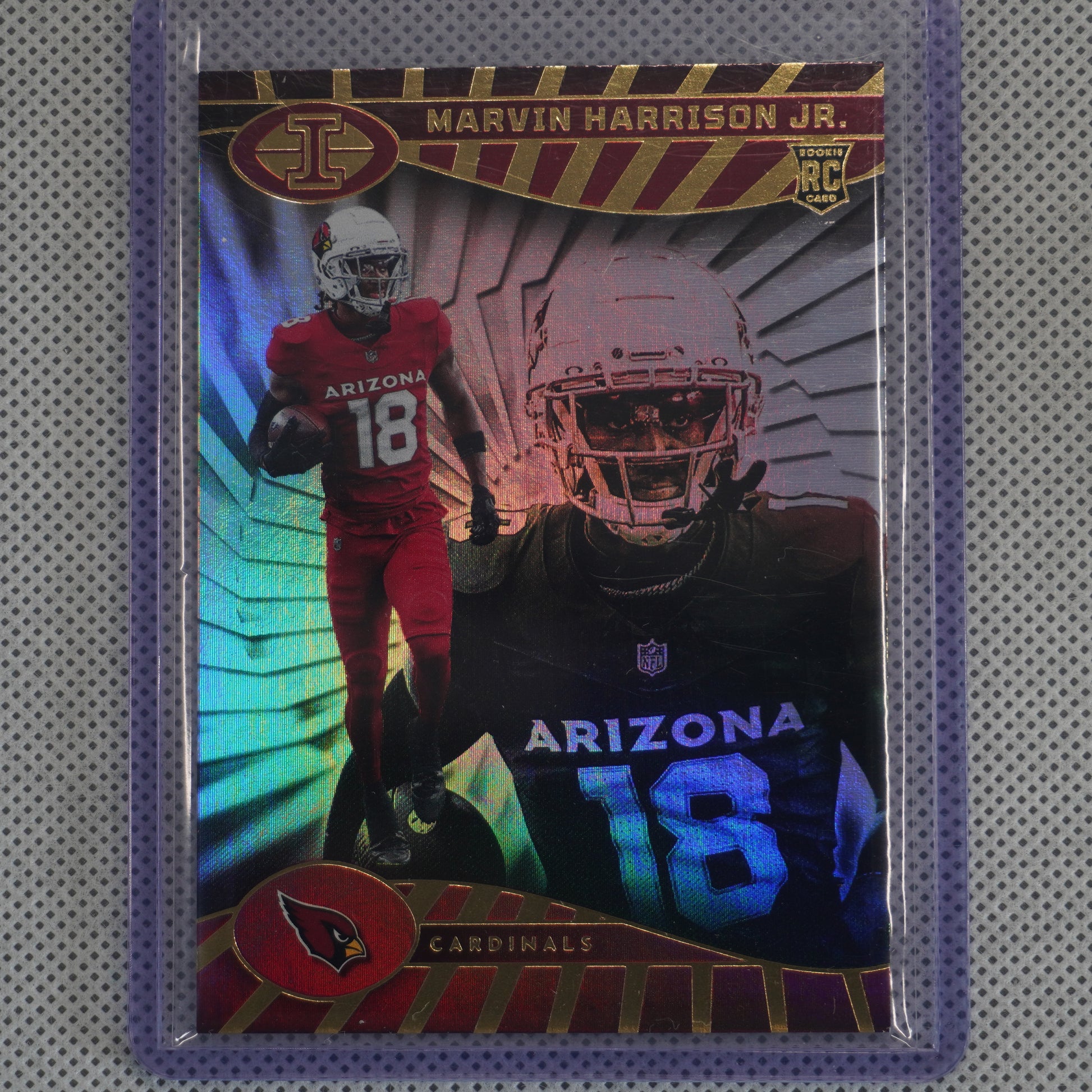 2024 Panini Illusions #3 Marvin Harrison Jr. 55pt Hobby Arizona Cardinals RC