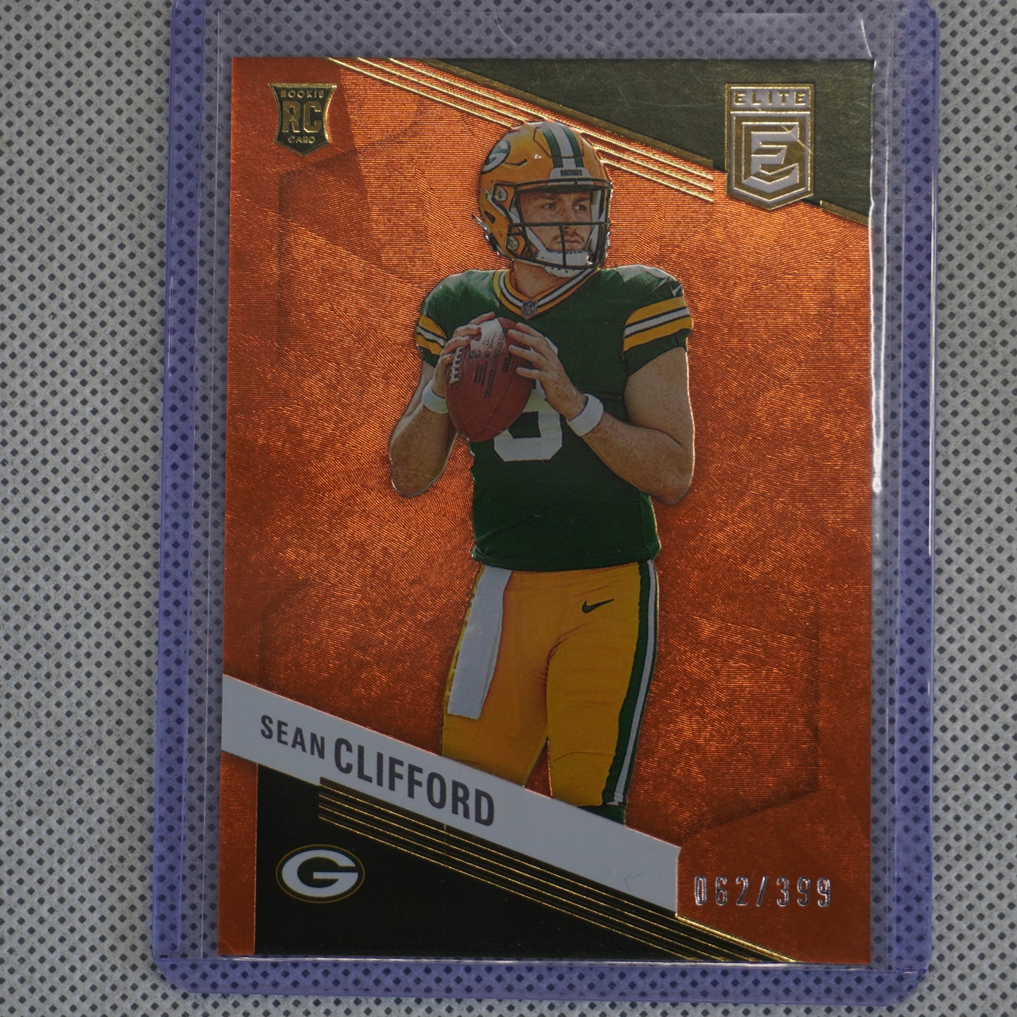 2023 Donruss Elite #181 Sean Clifford Orange #/399 Green Bay Packers SN,RC