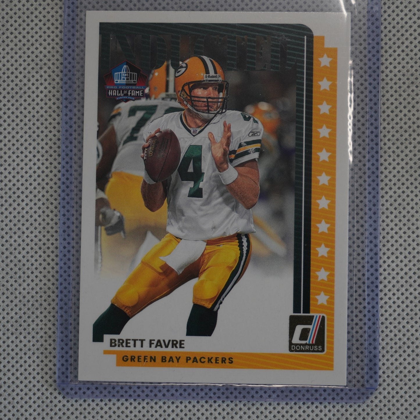 2025 Donruss #I-BFA Brett Favre Inducted Green Bay Packers