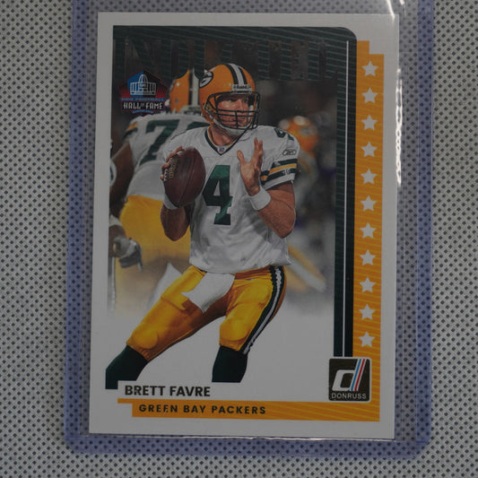 2025 Donruss #I-BFA Brett Favre Inducted Green Bay Packers