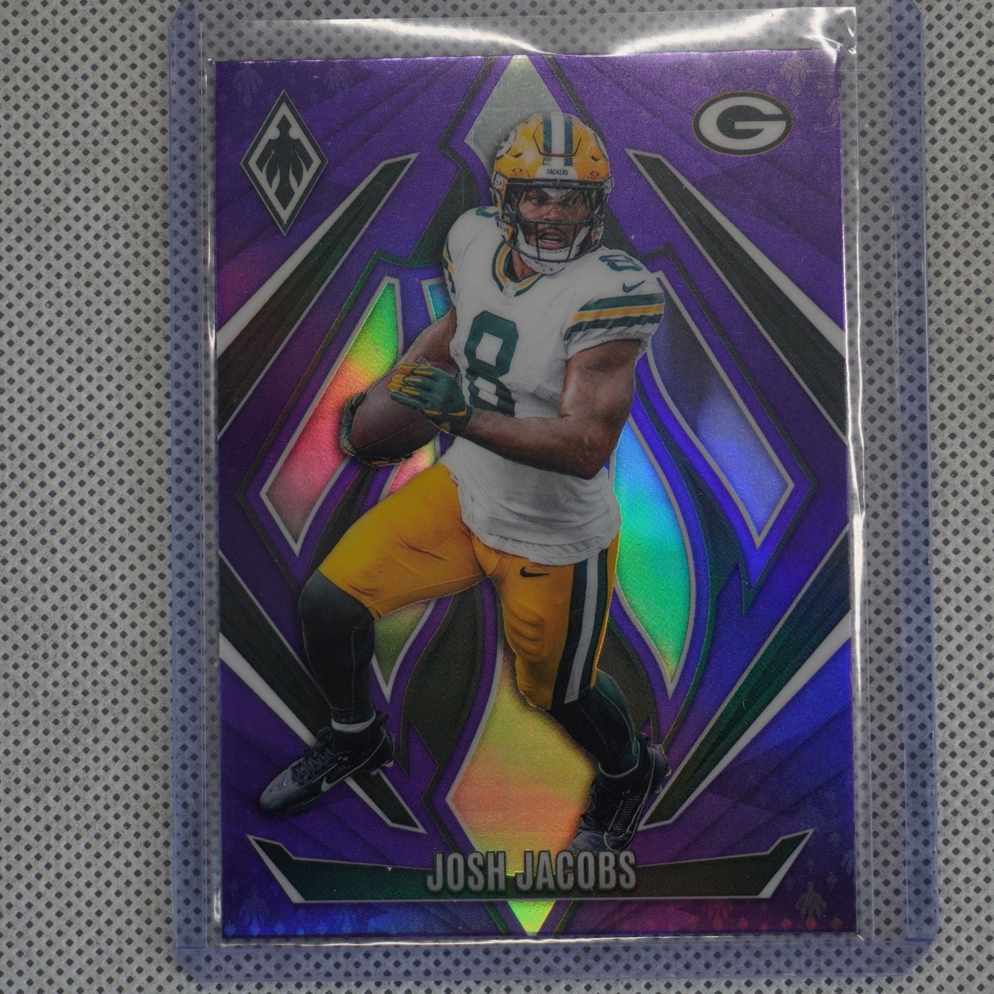 2024 Panini Phoenix #89 Josh Jacobs Purple Green Bay Packers