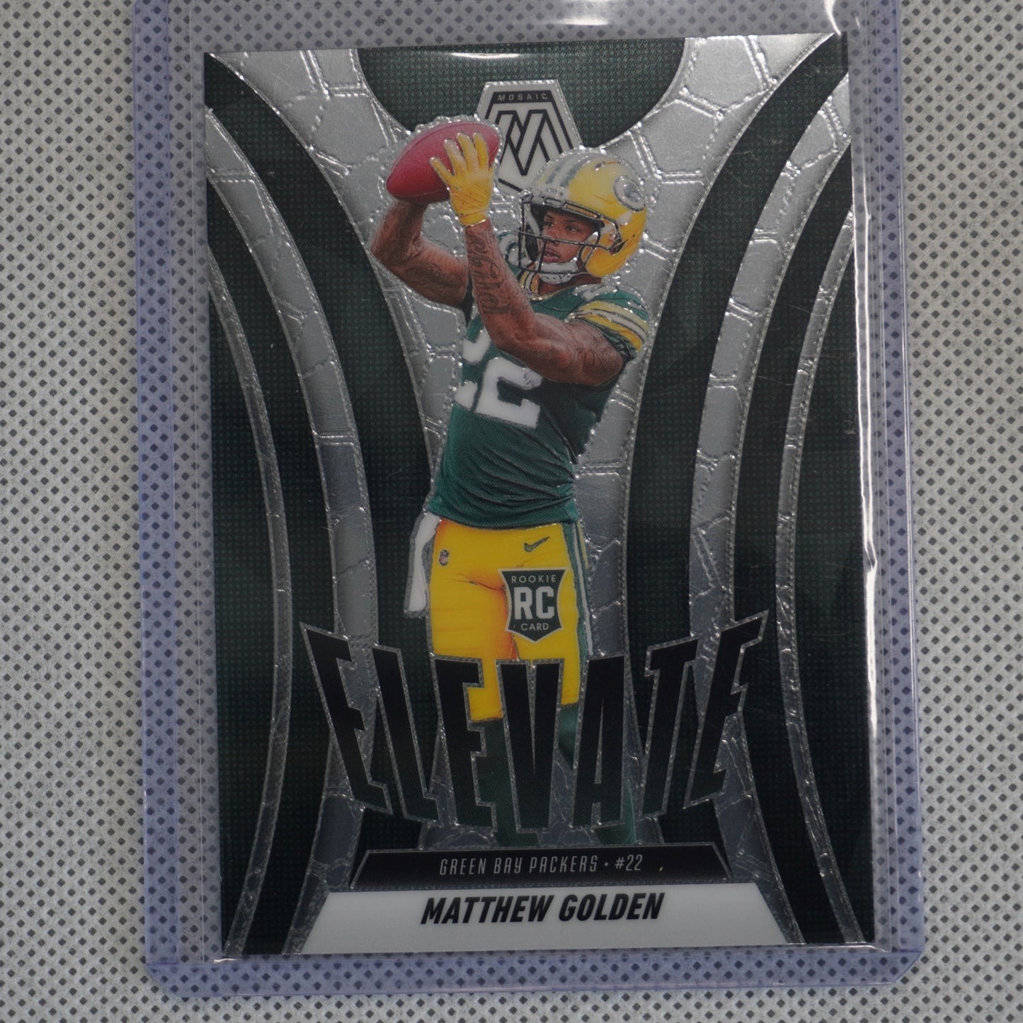 2025 Panini Mosaic #3 Matthew Golden Elevate Green Bay Packers