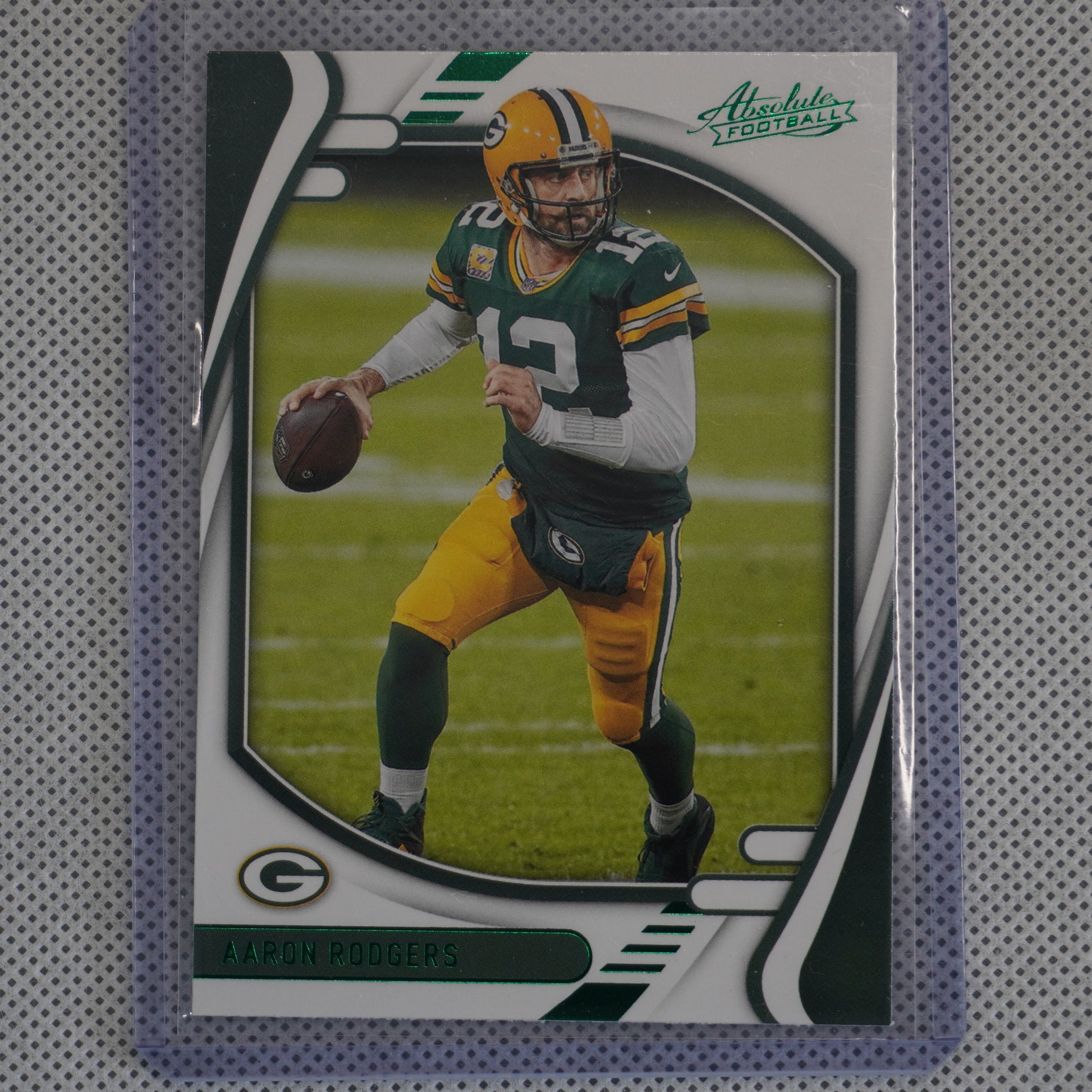 2021 Panini Absolute - Green #58 Aaron Rodgers Green Bay Packers