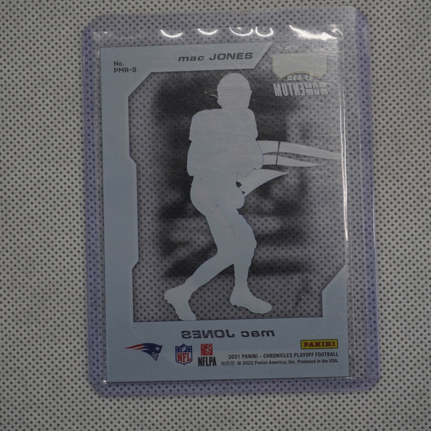 2021 Panini Chronicles #PMR-9 Mac Jones Playoff Momentum Rookies New England Patriots