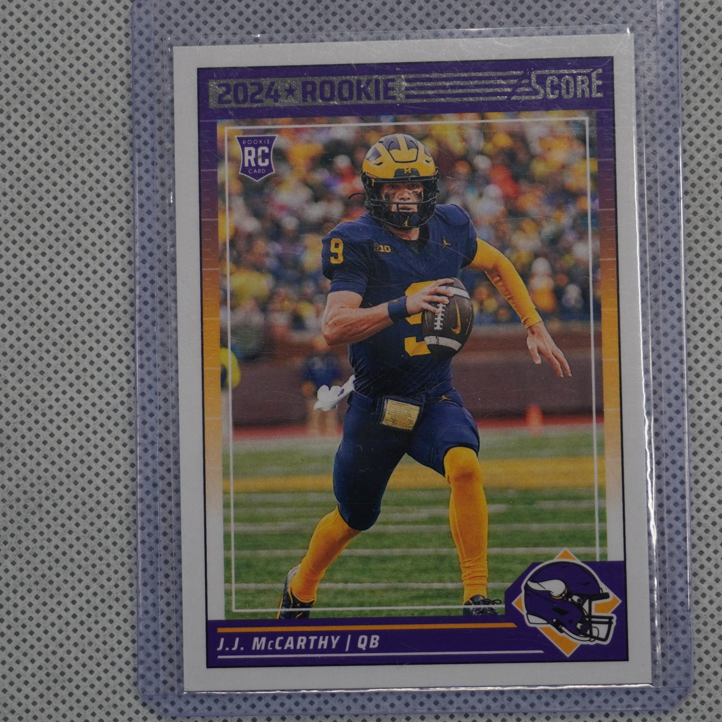 2024 Score #304 J.J. McCarthy Minnesota Vikings RC
