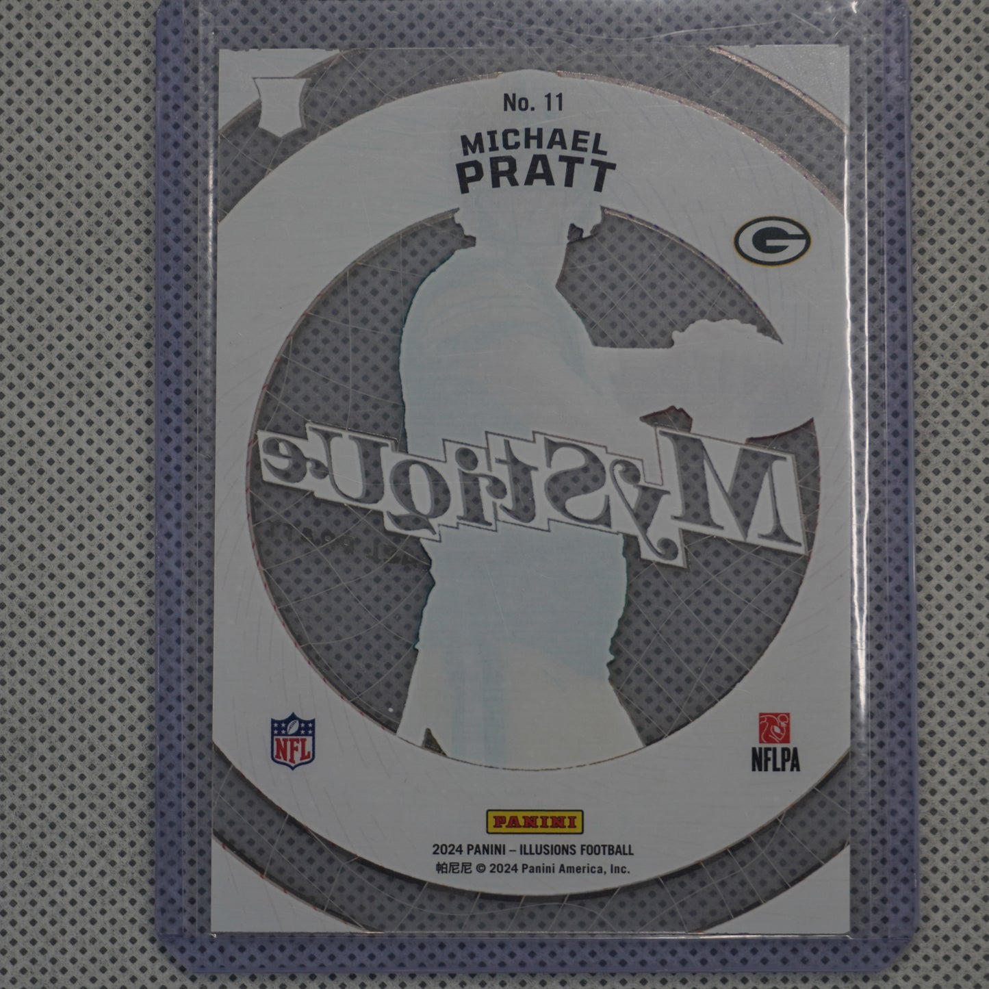 2024 Panini Illusions #11 Michael Pratt Mystique Green Bay Packers