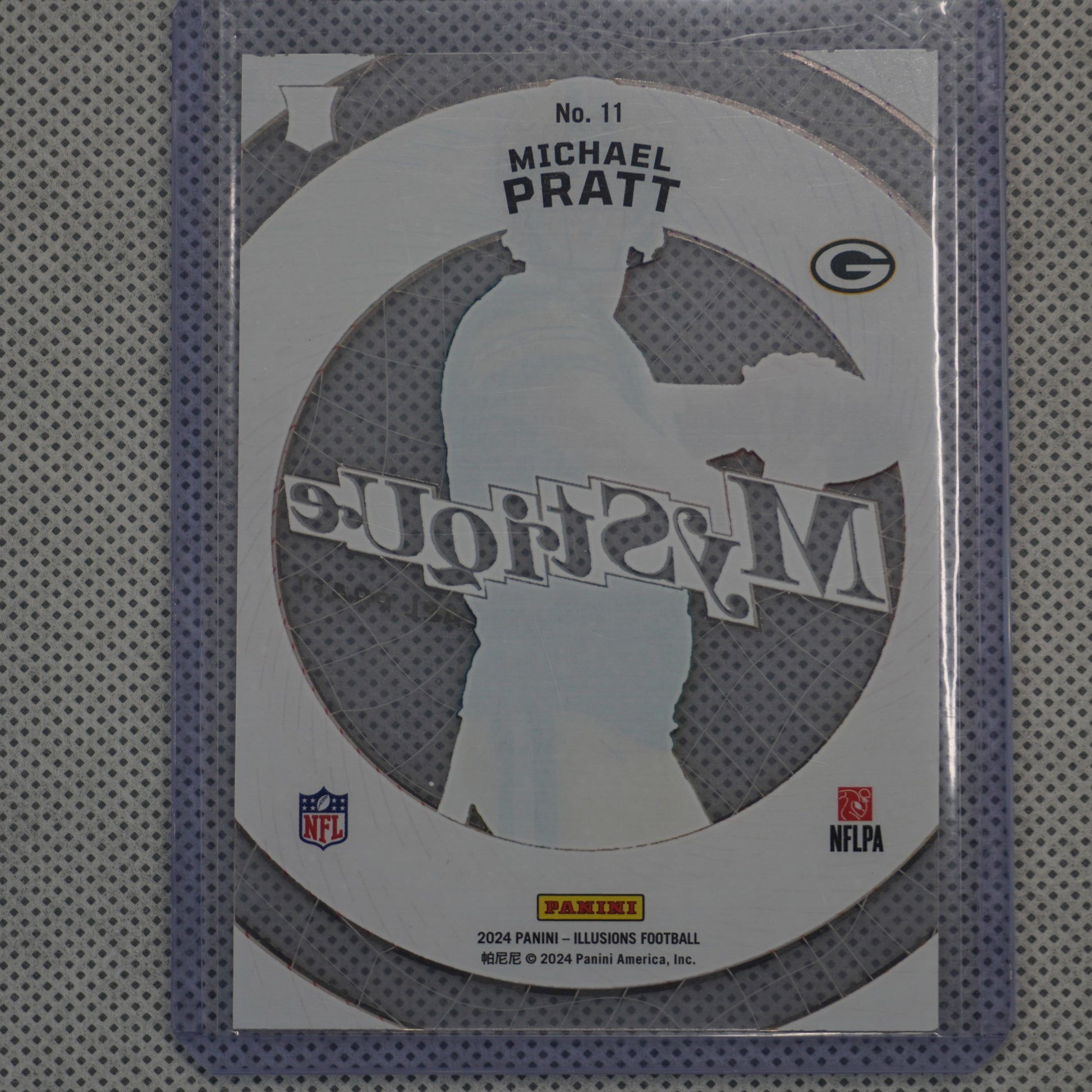 2024 Panini Illusions #11 Michael Pratt Mystique Green Bay Packers