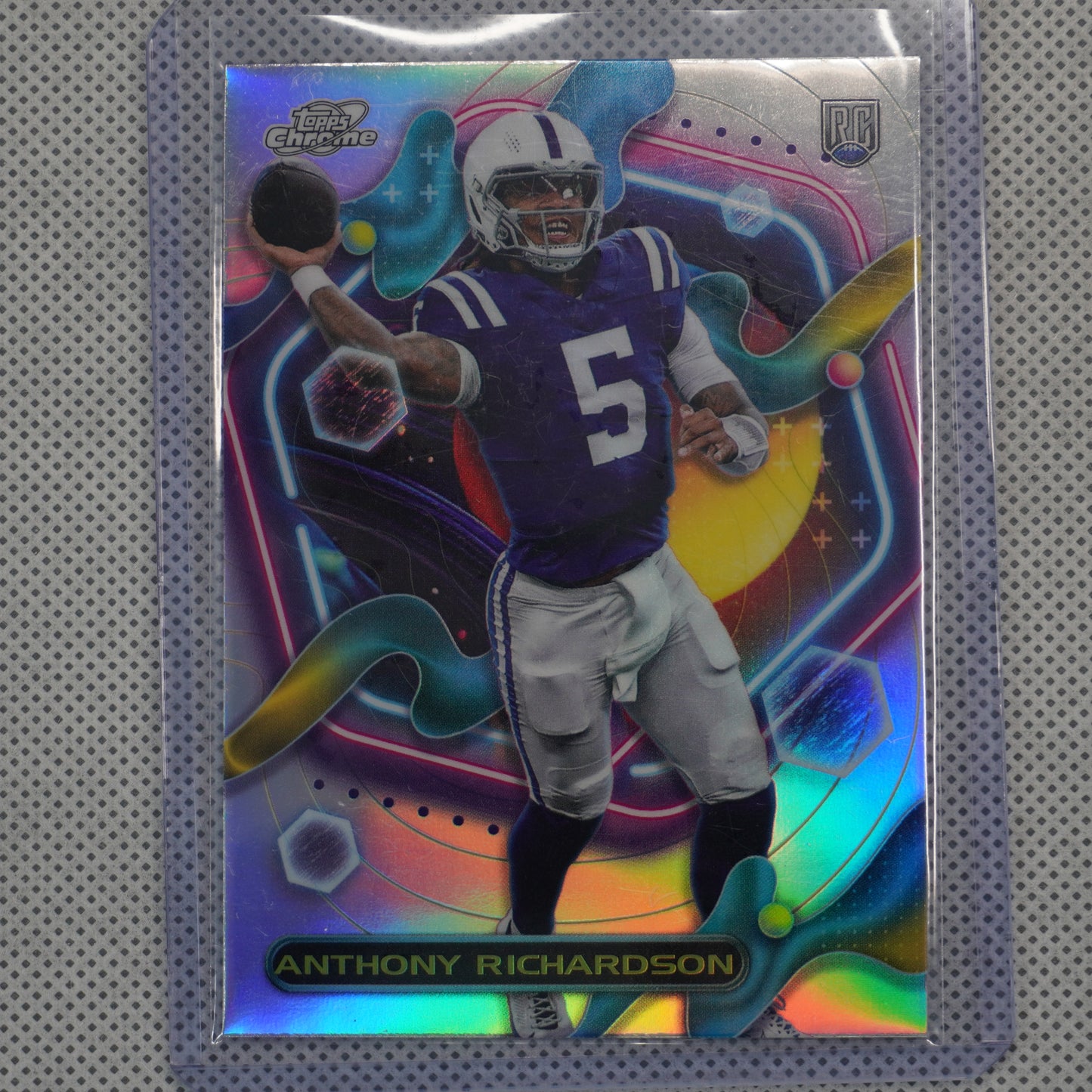 2023 Topps Composite #253 Anthony Richardson Cosmic Chrome Refractor Indianapolis Colts RC