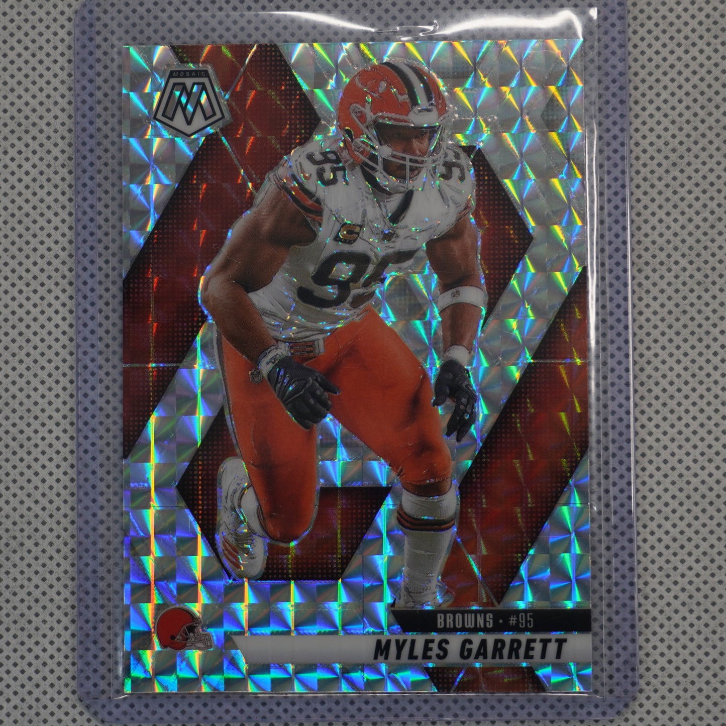 2025 Panini Mosaic #181 Myles Garrett Mosaic Cleveland Browns