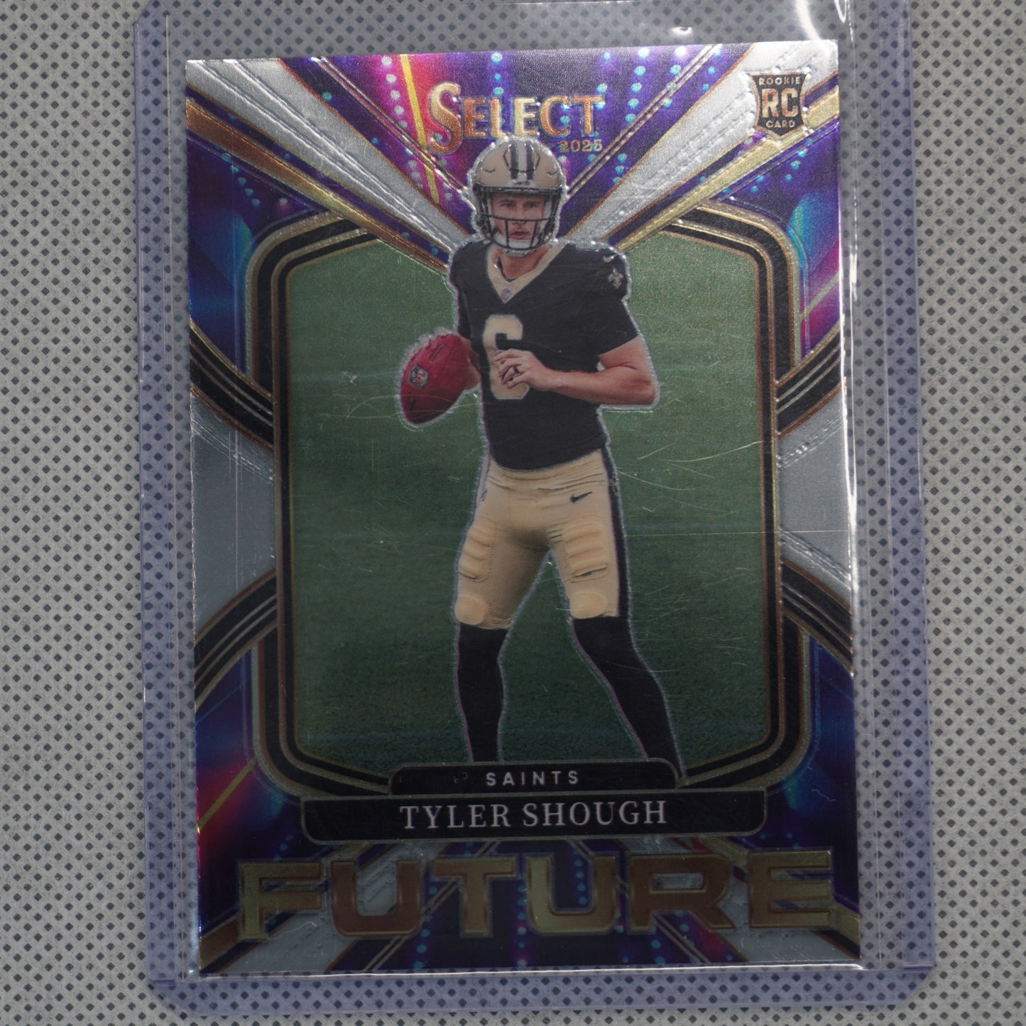 2025 Panini Select #17 Tyler Shough Select Future New Orleans Saints