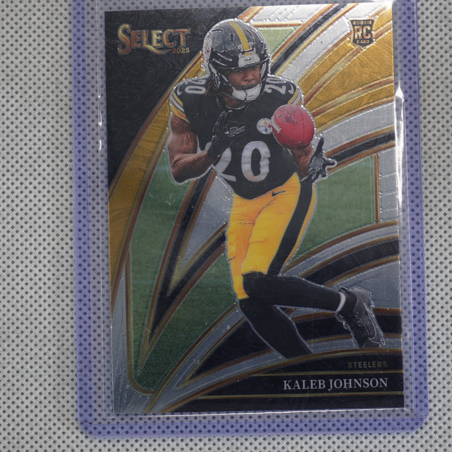 2025 Panini Select #252 Kaleb Johnson Pittsburgh Steelers RC