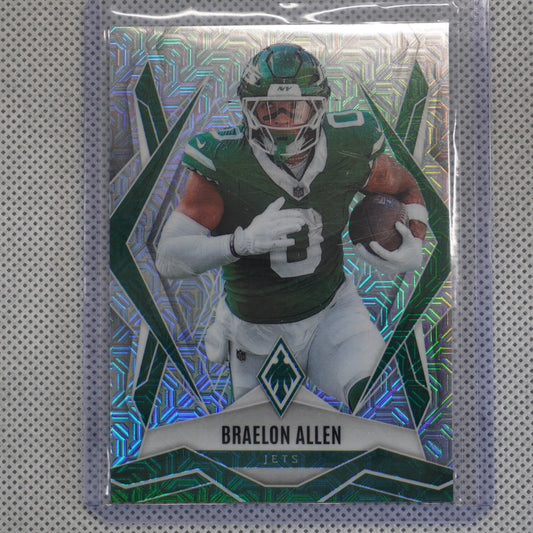 2025 Panini Phoenix #17 Braelon Allen Silver Mojo Prizm New York Jets